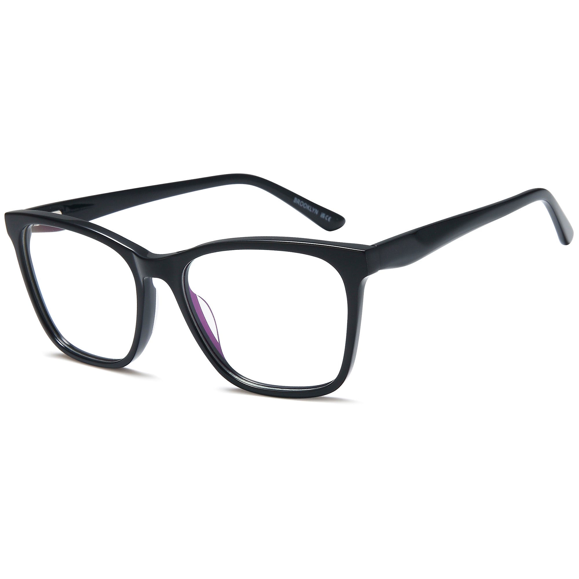 Brooklyn D261 Black Square Plastic Glasses – Women Full Rim Eyewear