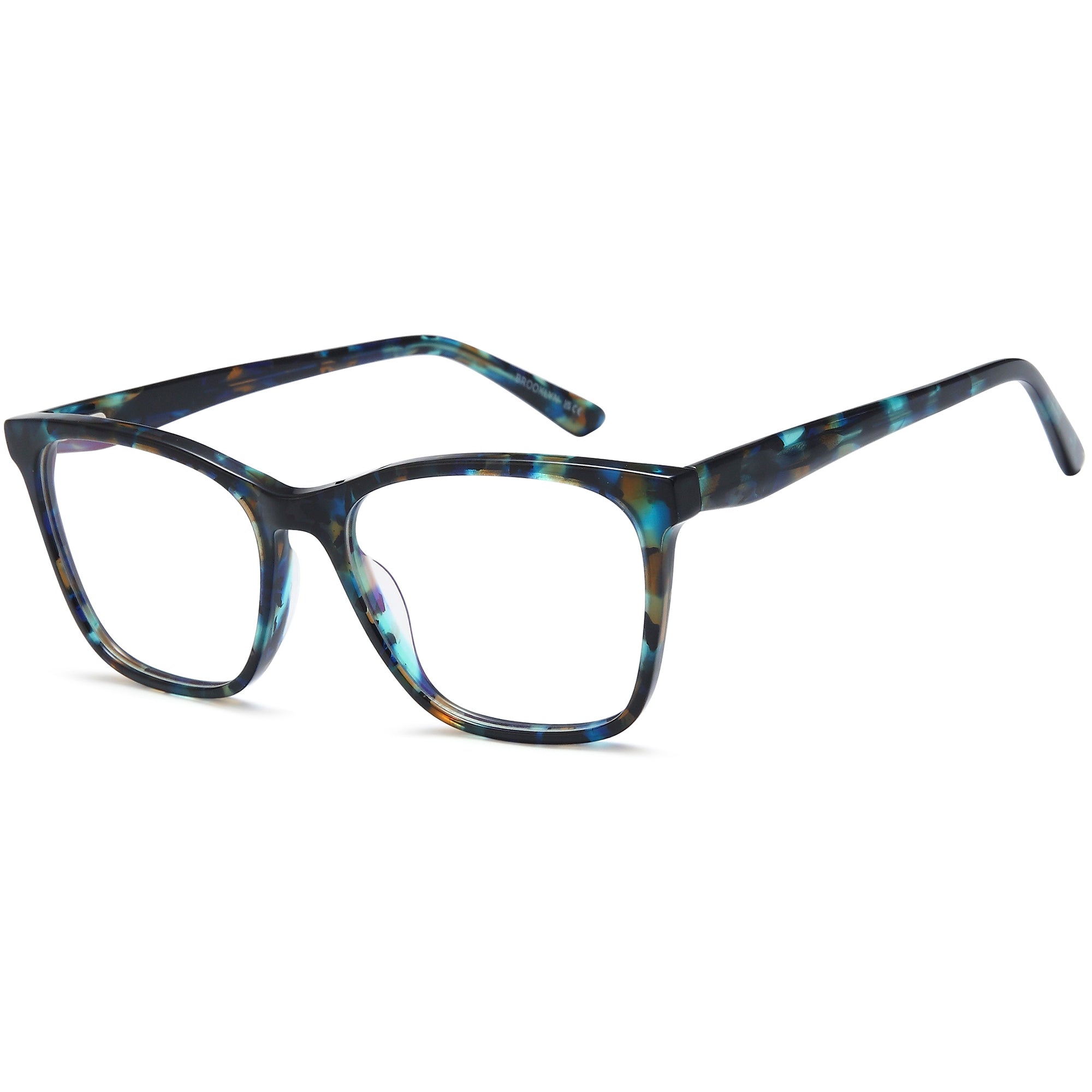 Brooklyn D261 Green Square Plastic Glasses – Women Full Rim Eyewear