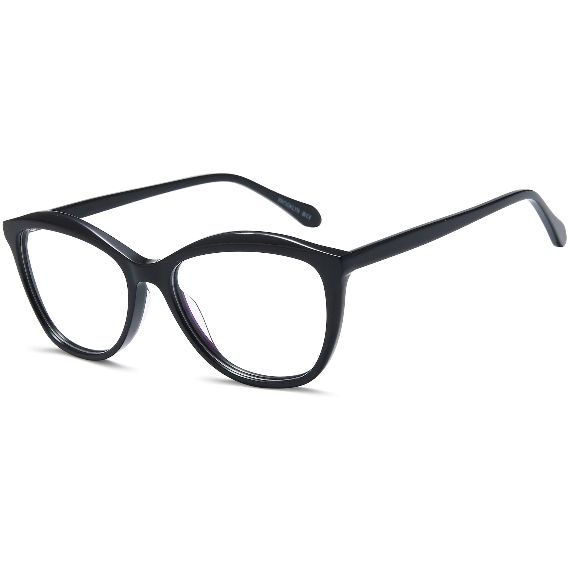 Brooklyn D262 Black Square Plastic Glasses – Women Full Rim Eyewear