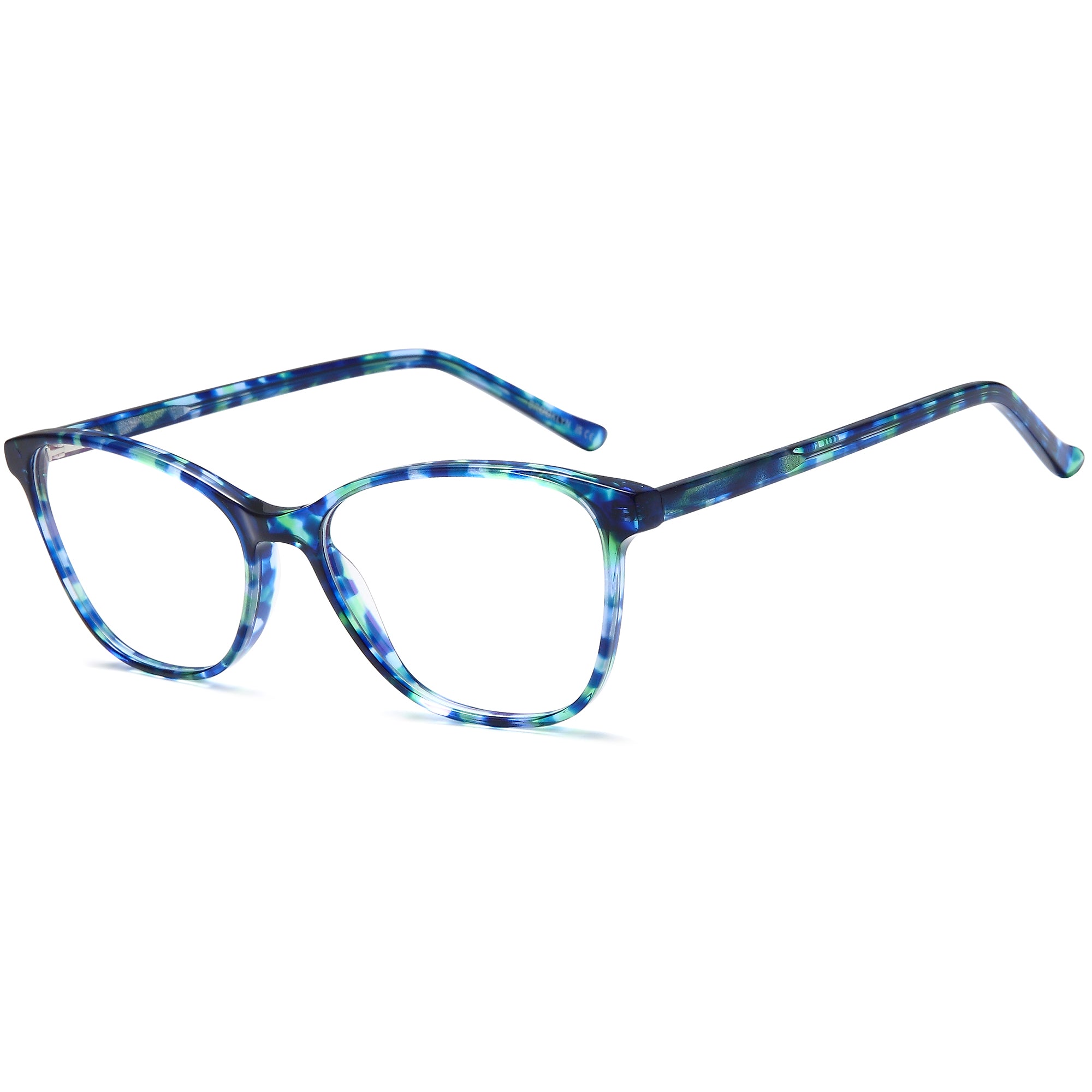 Brooklyn D269 Blue Square Acetate Glasses – Women Full Rim Eyewear