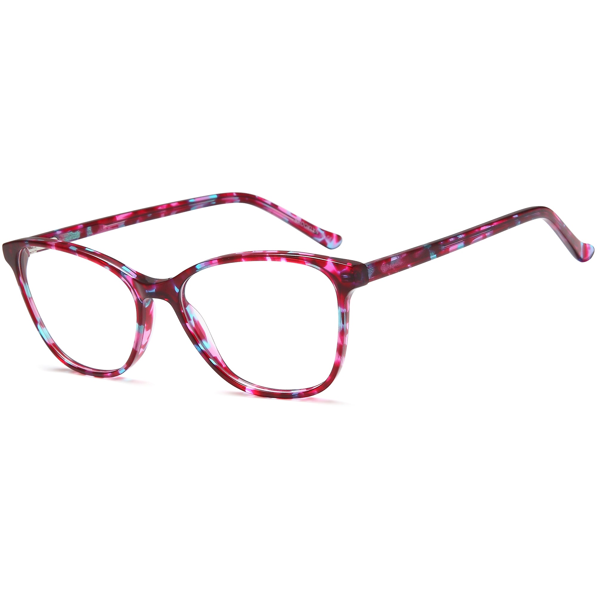 Brooklyn D269 Pink Square Acetate Glasses – Women Full Rim Eyewear