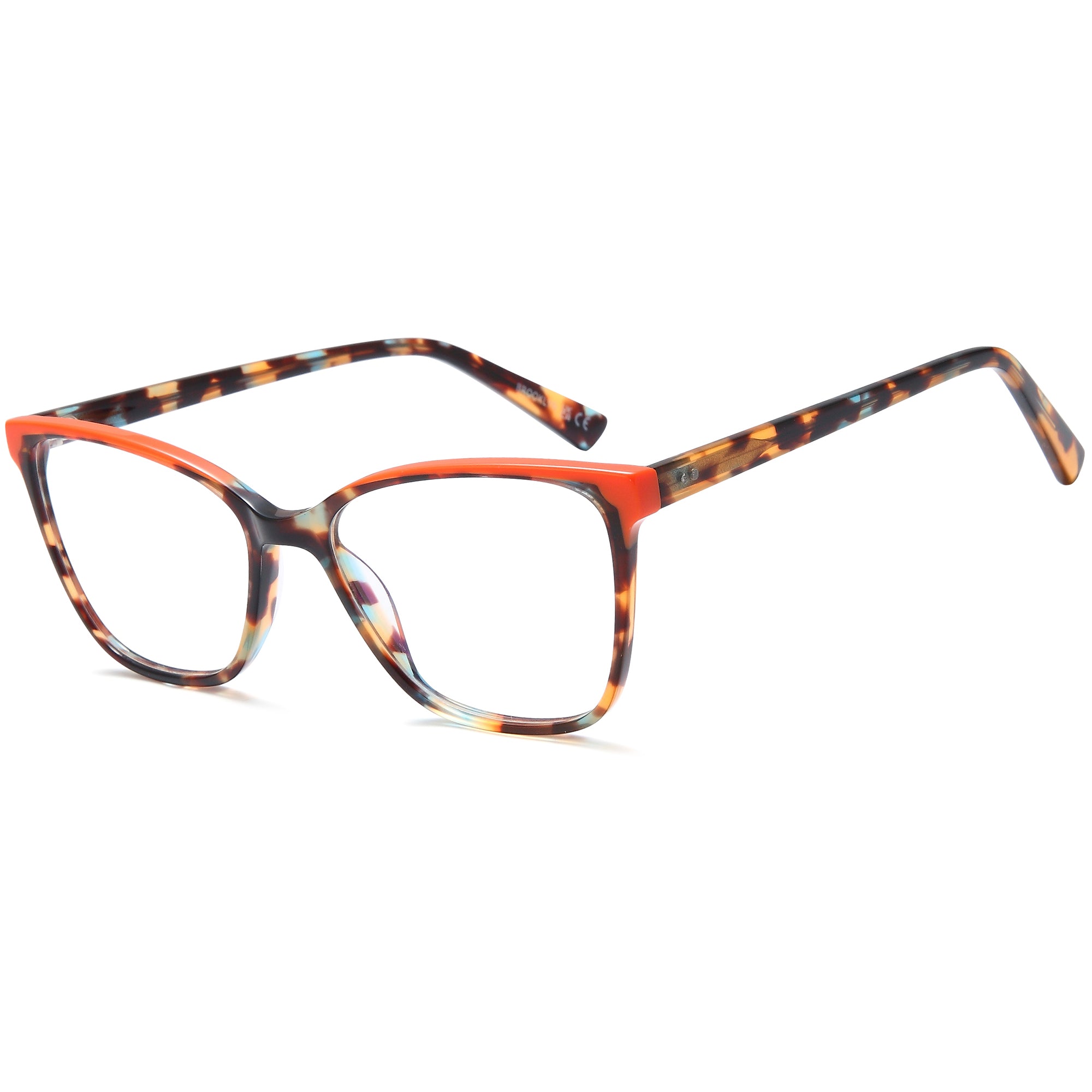 Brooklyn D273 Blue Round Plastic Glasses – Women Full Rim Eyewear