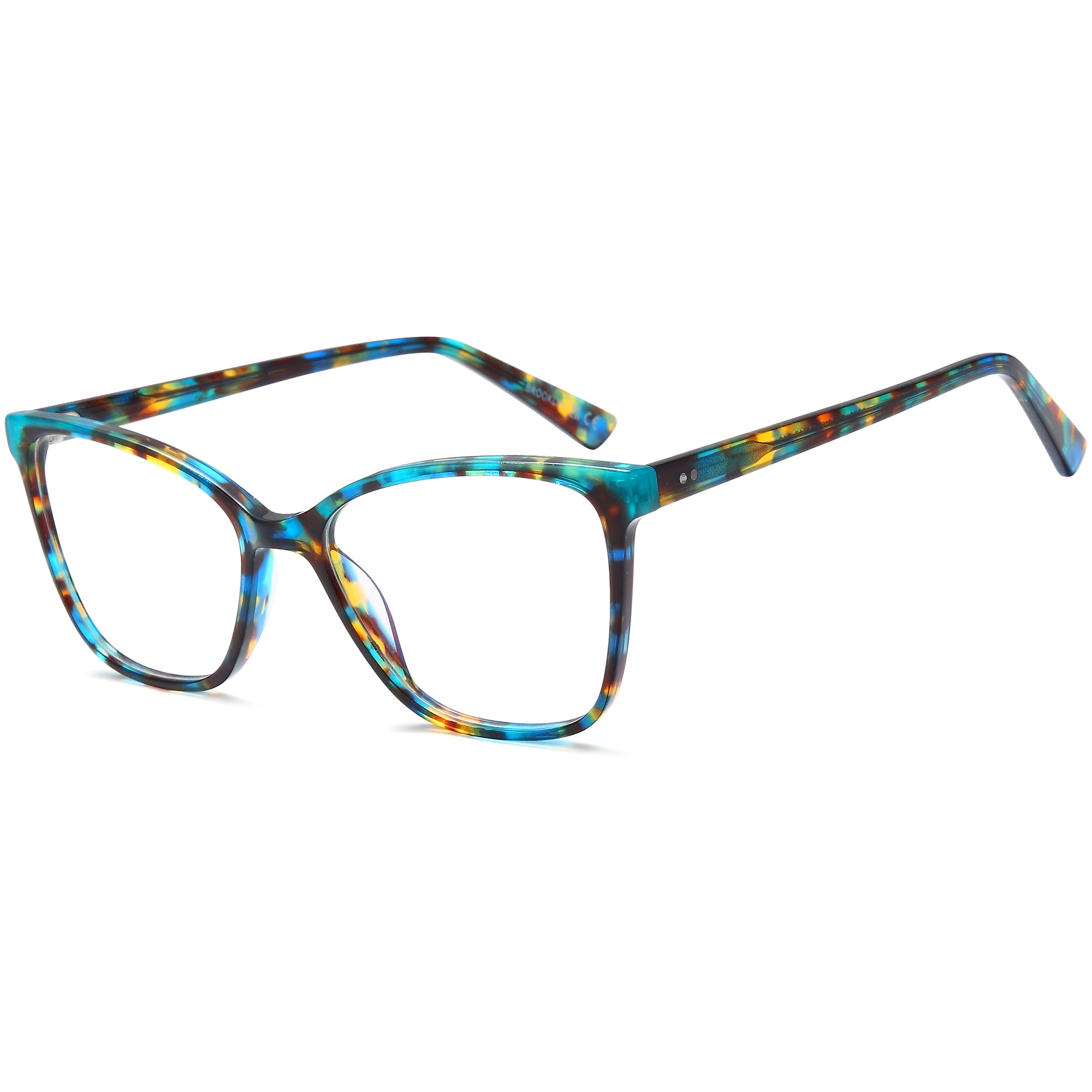 Brooklyn D273 Green Round Plastic Glasses – Women Full Rim Eyewear