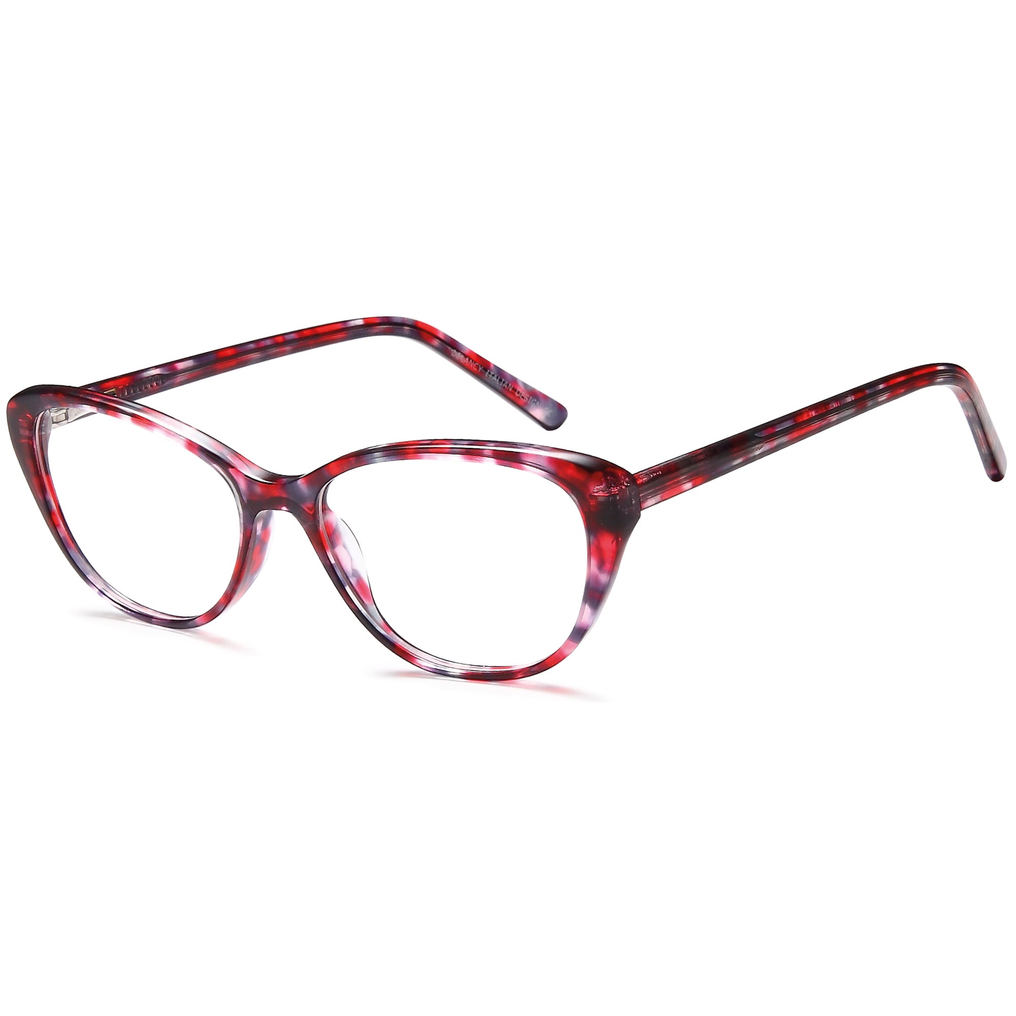 Delancy DEL159 Wine Square Plastic Glasses – Women Full Rim Eyewear