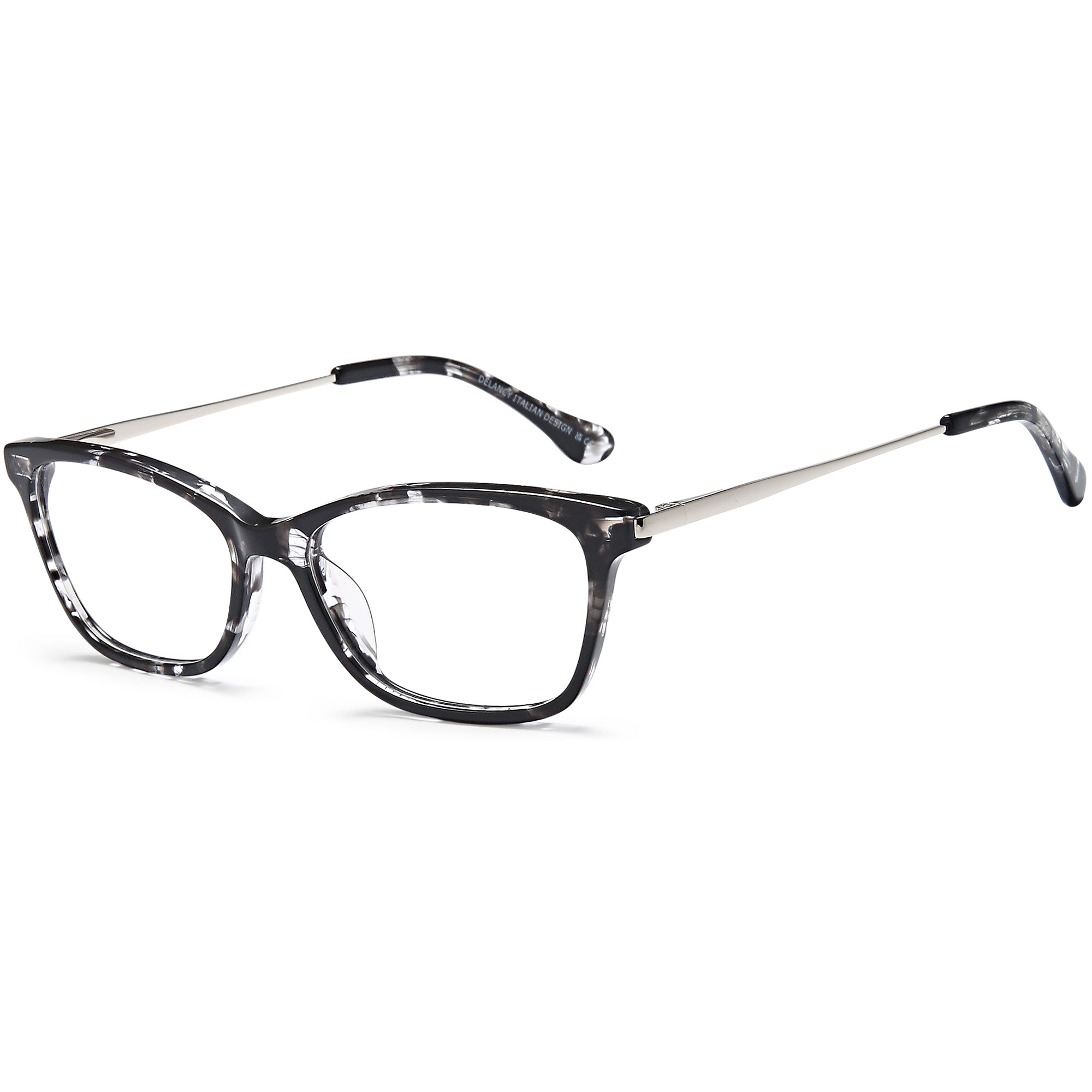 Delancy DEL186 Black Square Plastic Glasses – Women Full Rim Eyewear