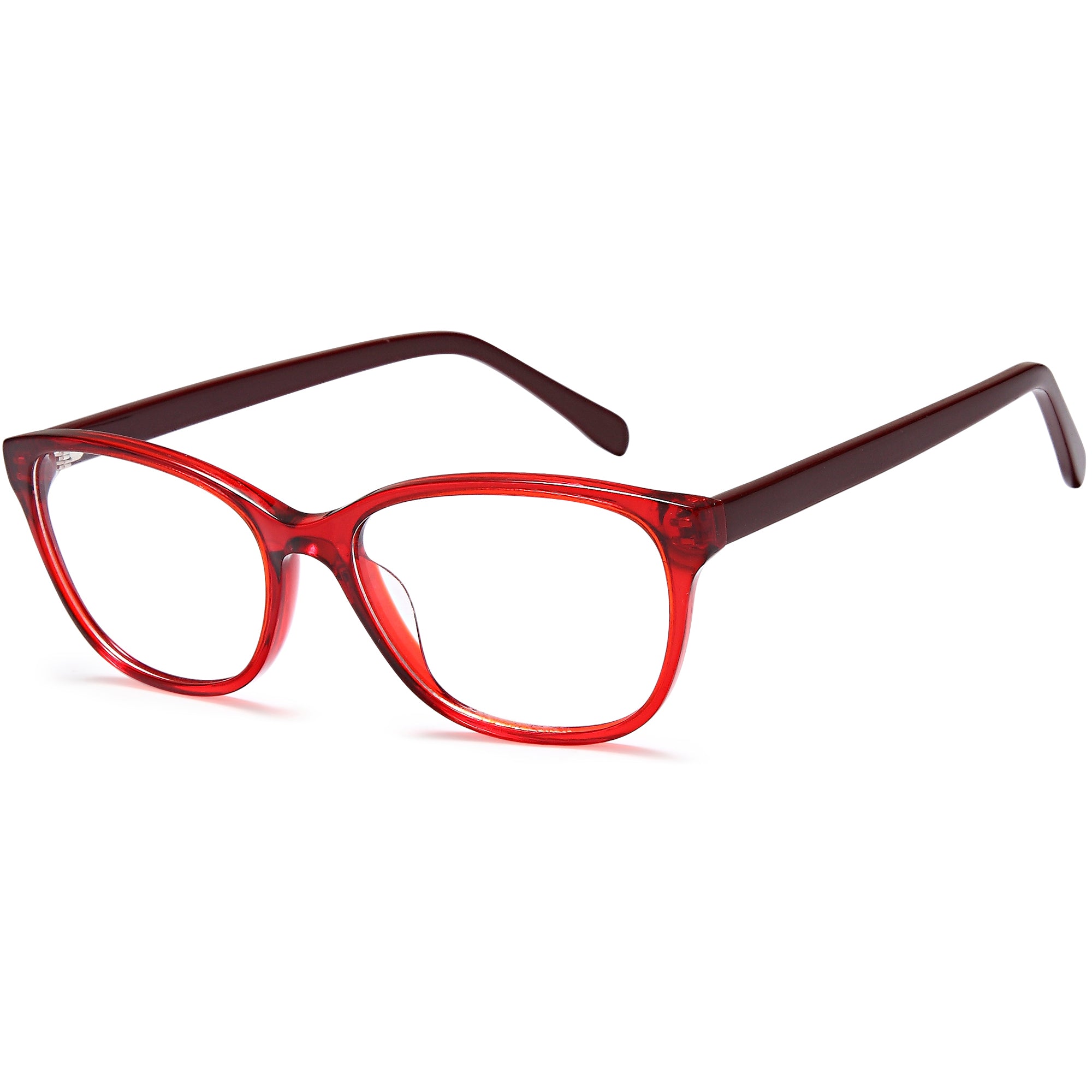 Green Vision GREEN07 Wine Plastic Glasses – Women Full Rim Eyewear