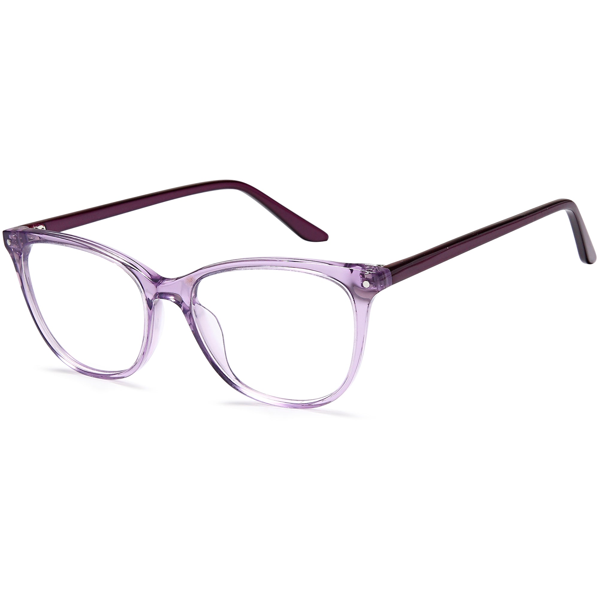 Green Vision GREEN09 Purple Plastic Glasses – Women Full Rim Eyewear