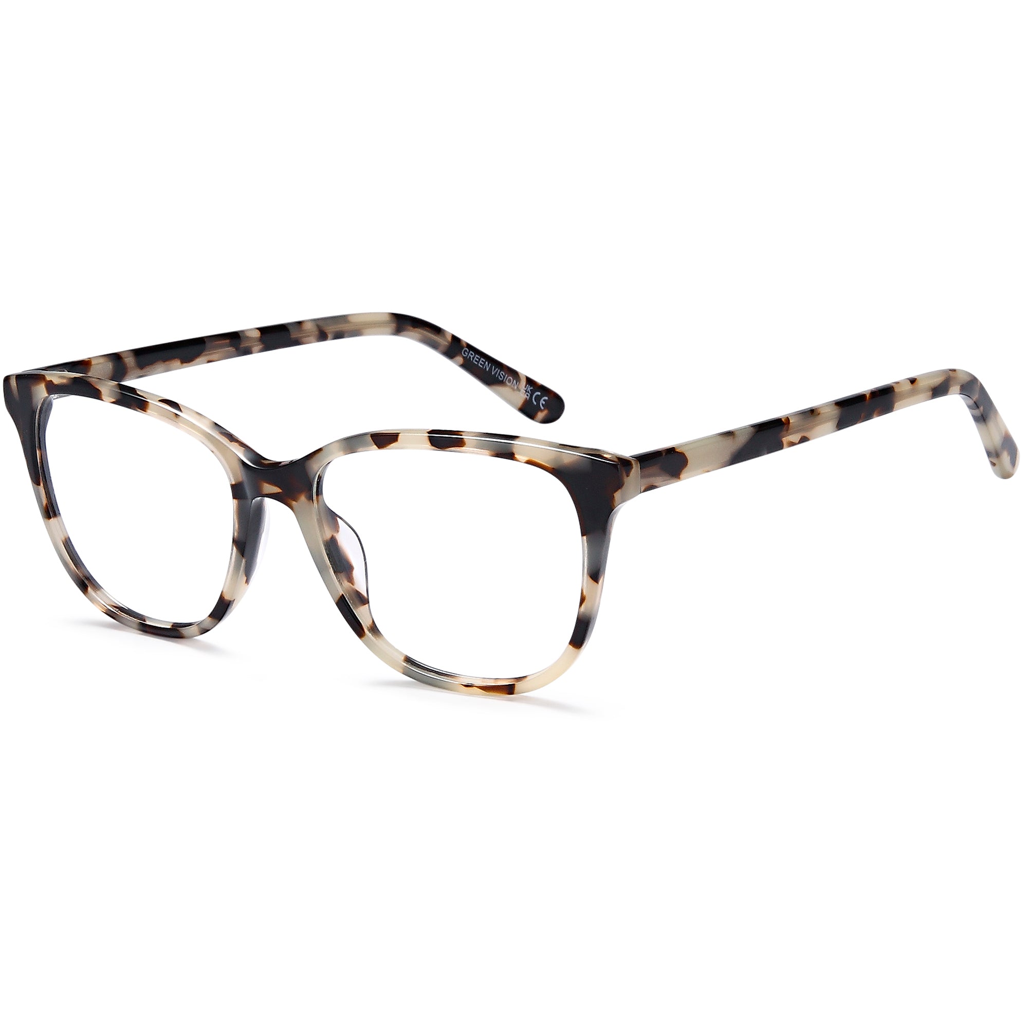 Green Vision GREEN11 Green Plastic Glasses – Women Full Rim Eyewear