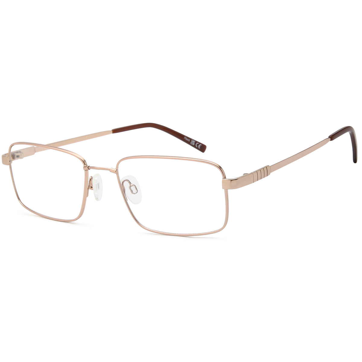 FLEXIT MODEL6046 Gold Square Metal Glasses – Men Full Rim Eyewear