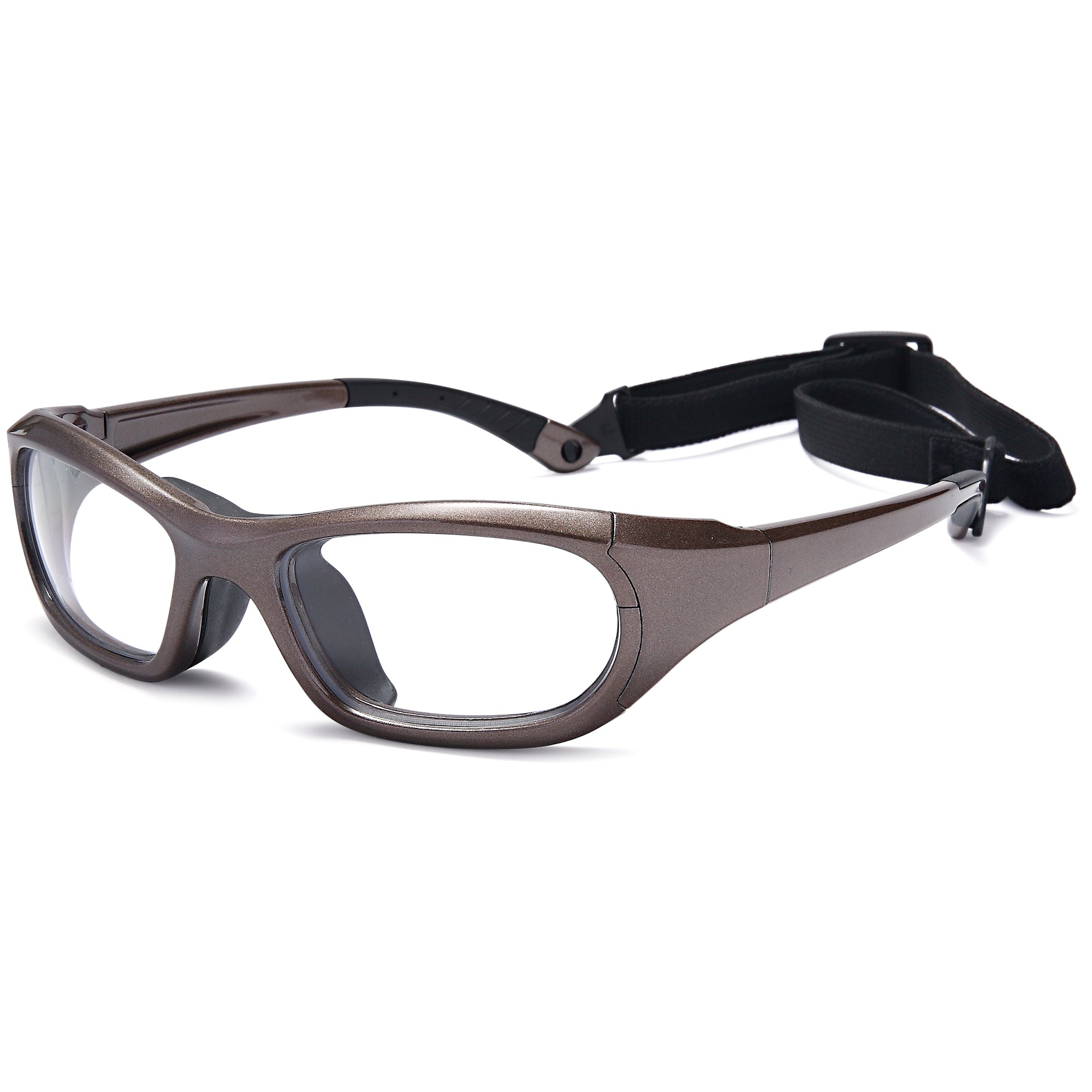 4 Sport MODEL10 Grey Plastic Glasses – Unisex Full Rim Eyewear