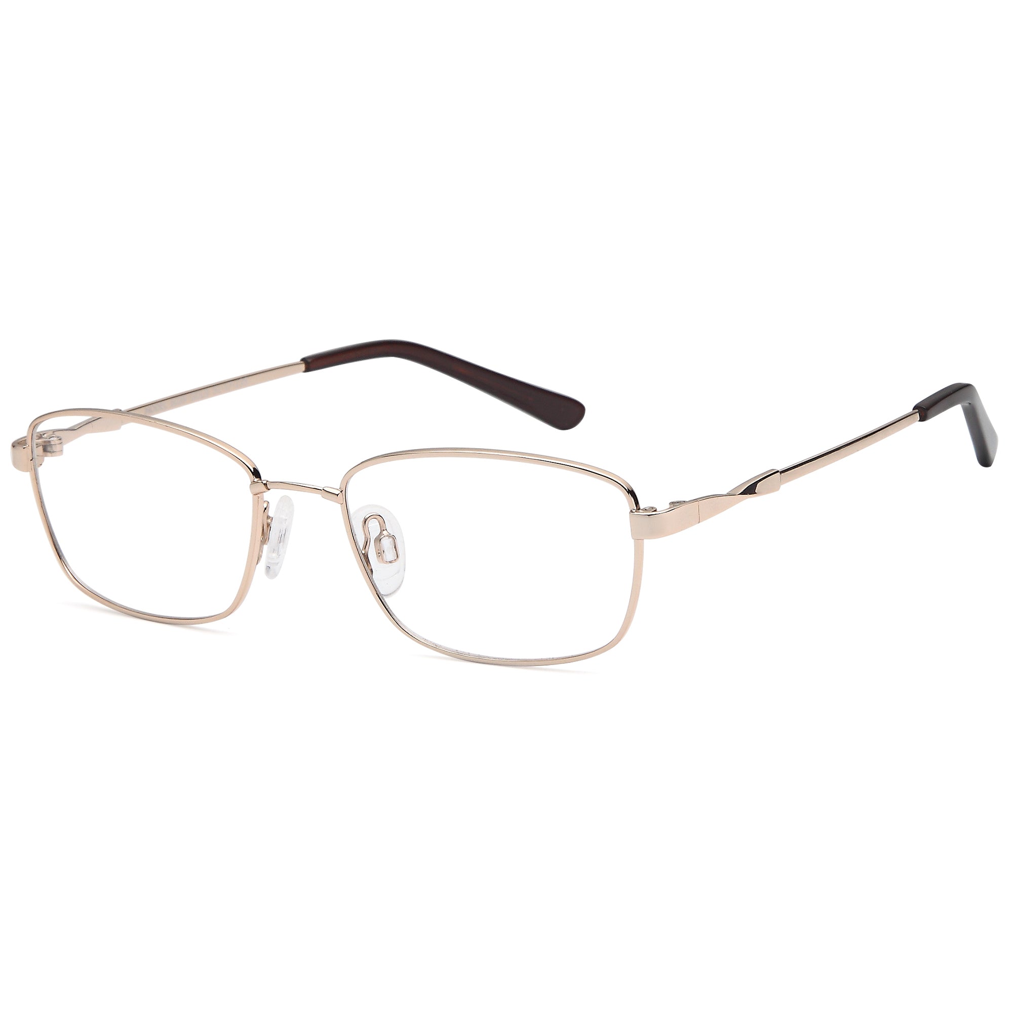 Flexit MODEL6039 Gold Square Metal Glasses – Women Full Rim Eyewear