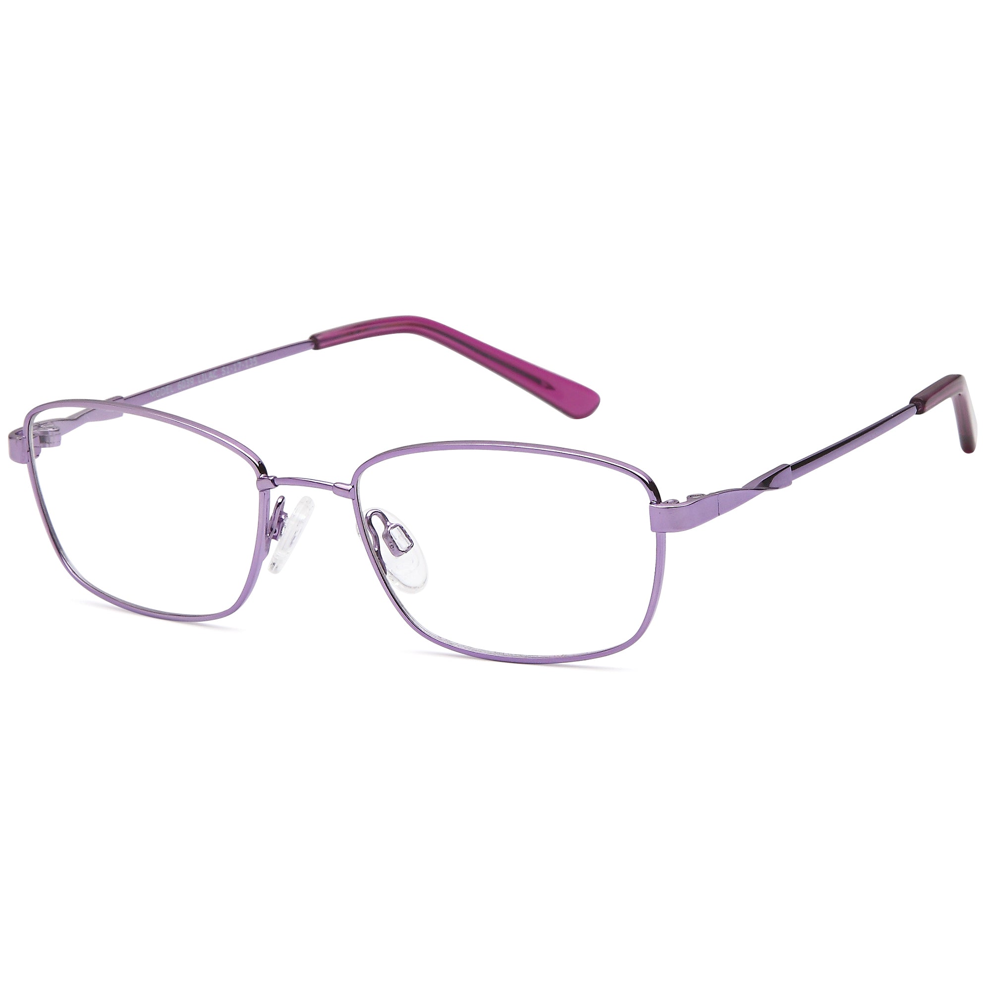 Flexit MODEL6039 Lilac Square Metal Glasses – Women Full Rim Eyewear