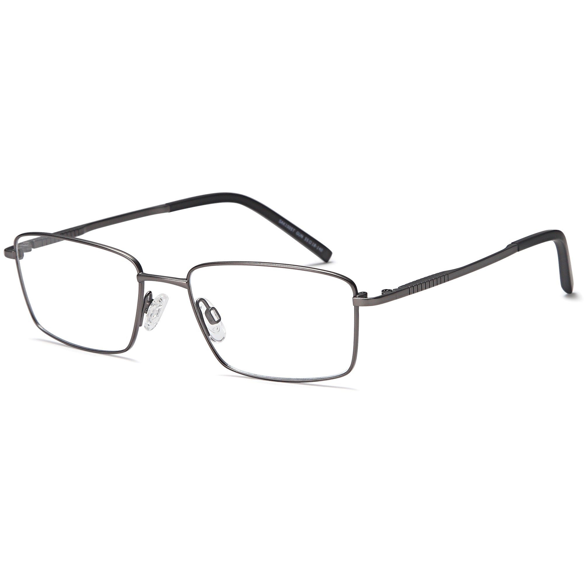 Sakuru SAK1005T Gun Square Titanium Glasses – Men Full Rim Eyewear