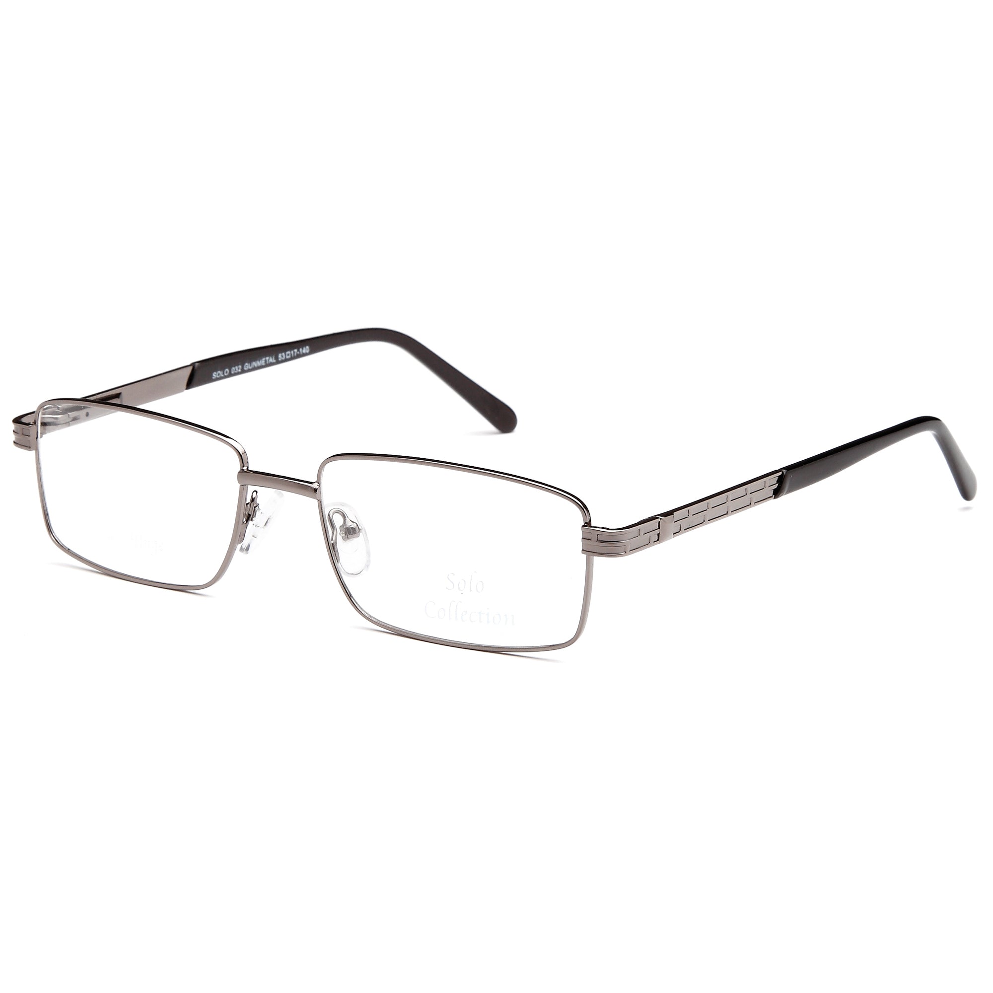 Solo SOLO 032 Gun Metal Glasses – Men Full Rim Eyewear