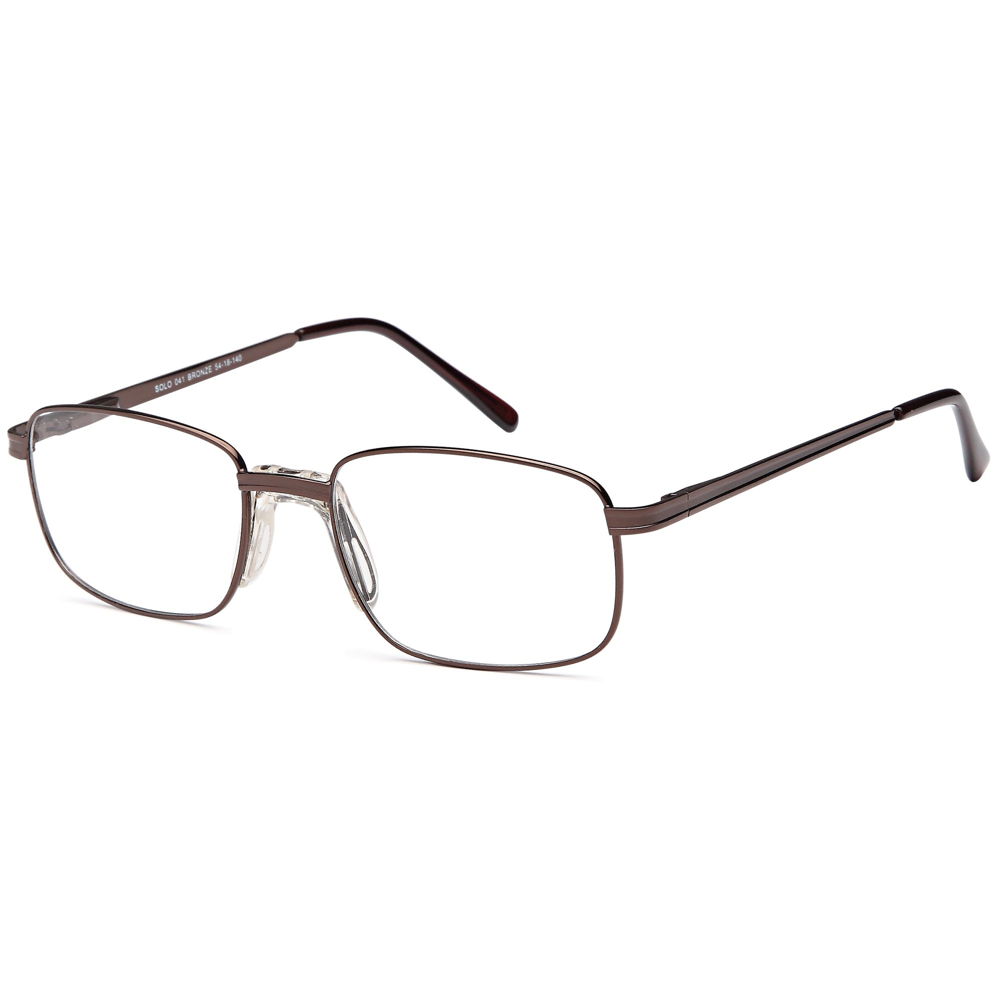 Solo SOLO 041 Bronze Metal Glasses – Men Full Rim Eyewear
