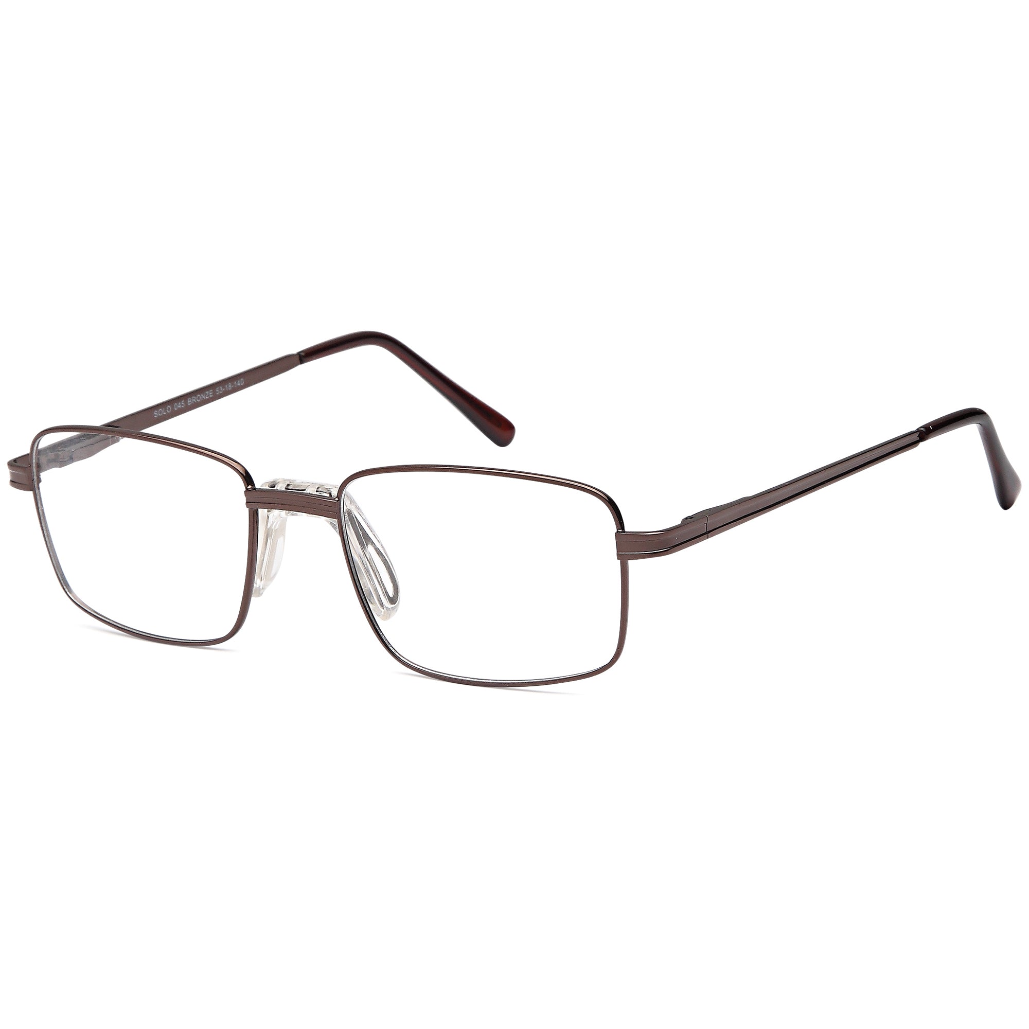 Solo SOLO 045 Bronze Metal Glasses – Men Full Rim Eyewear