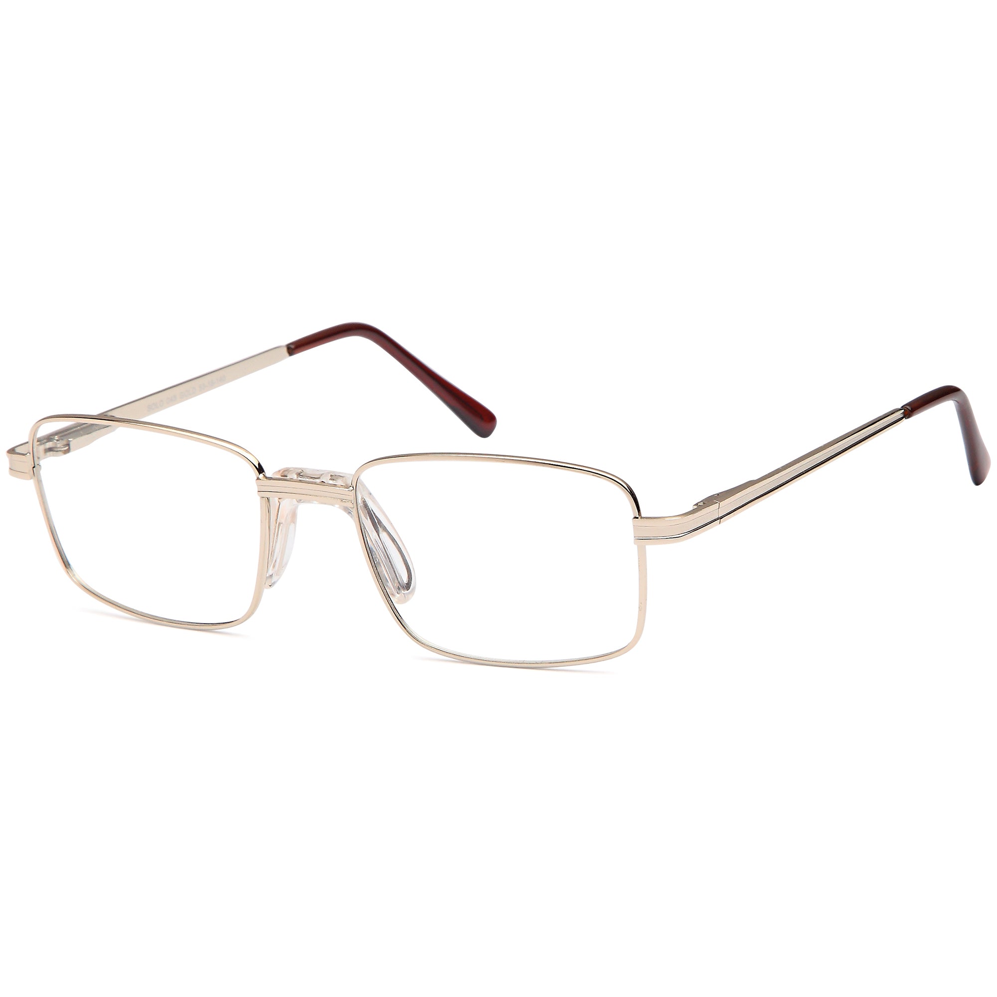 Solo SOLO 045 Gold Metal Glasses – Men Full Rim Eyewear