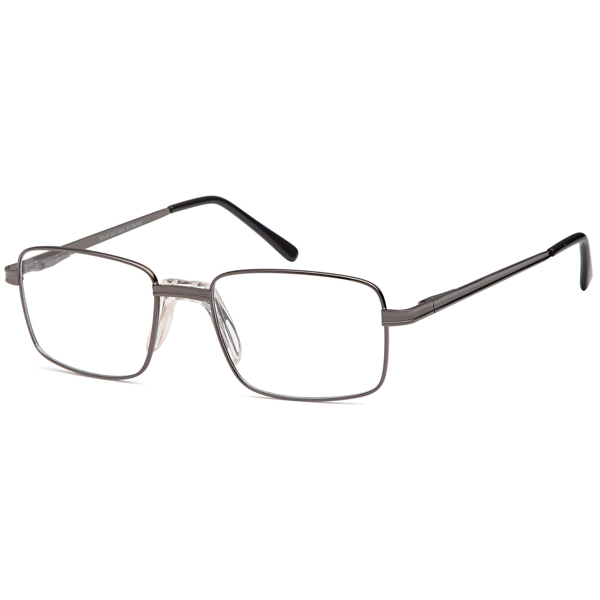 Solo SOLO 045 Gun Metal Glasses – Men Full Rim Eyewear