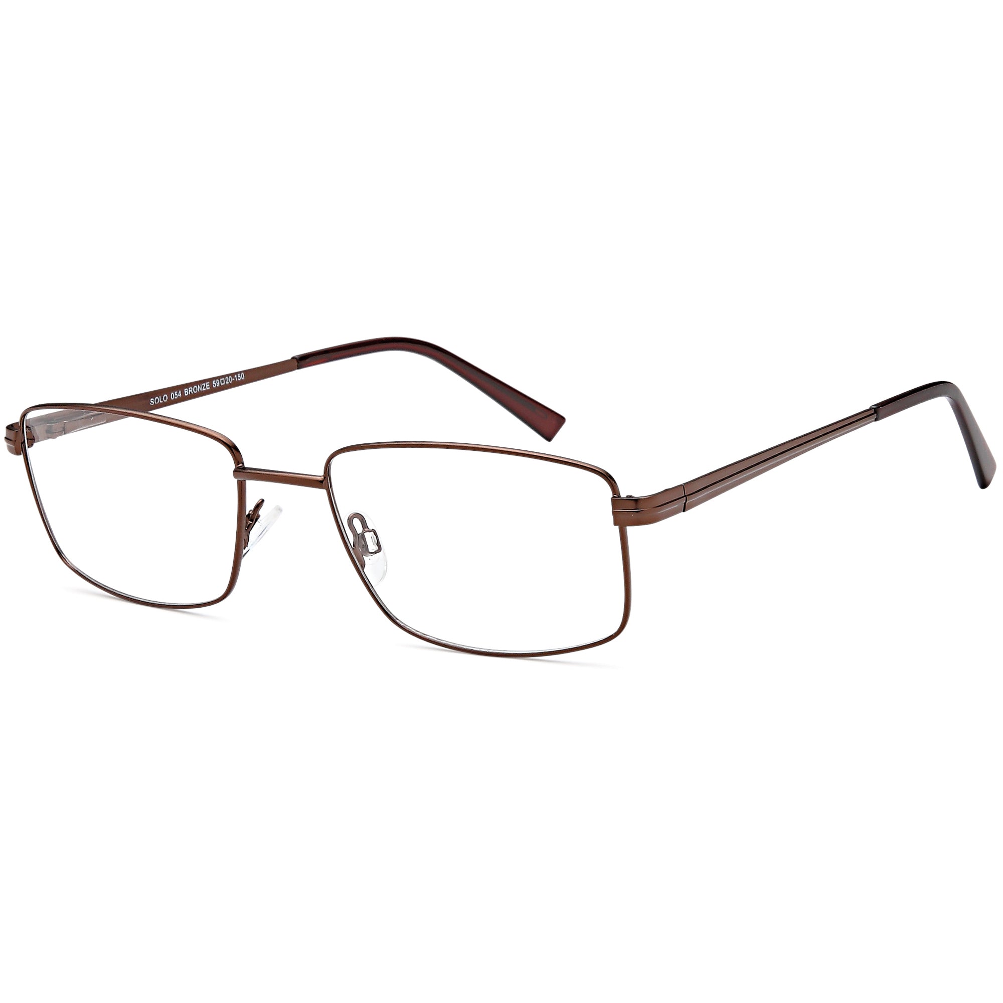 Solo SOLO 054 Bronze Metal Glasses – Men Full Rim Eyewear