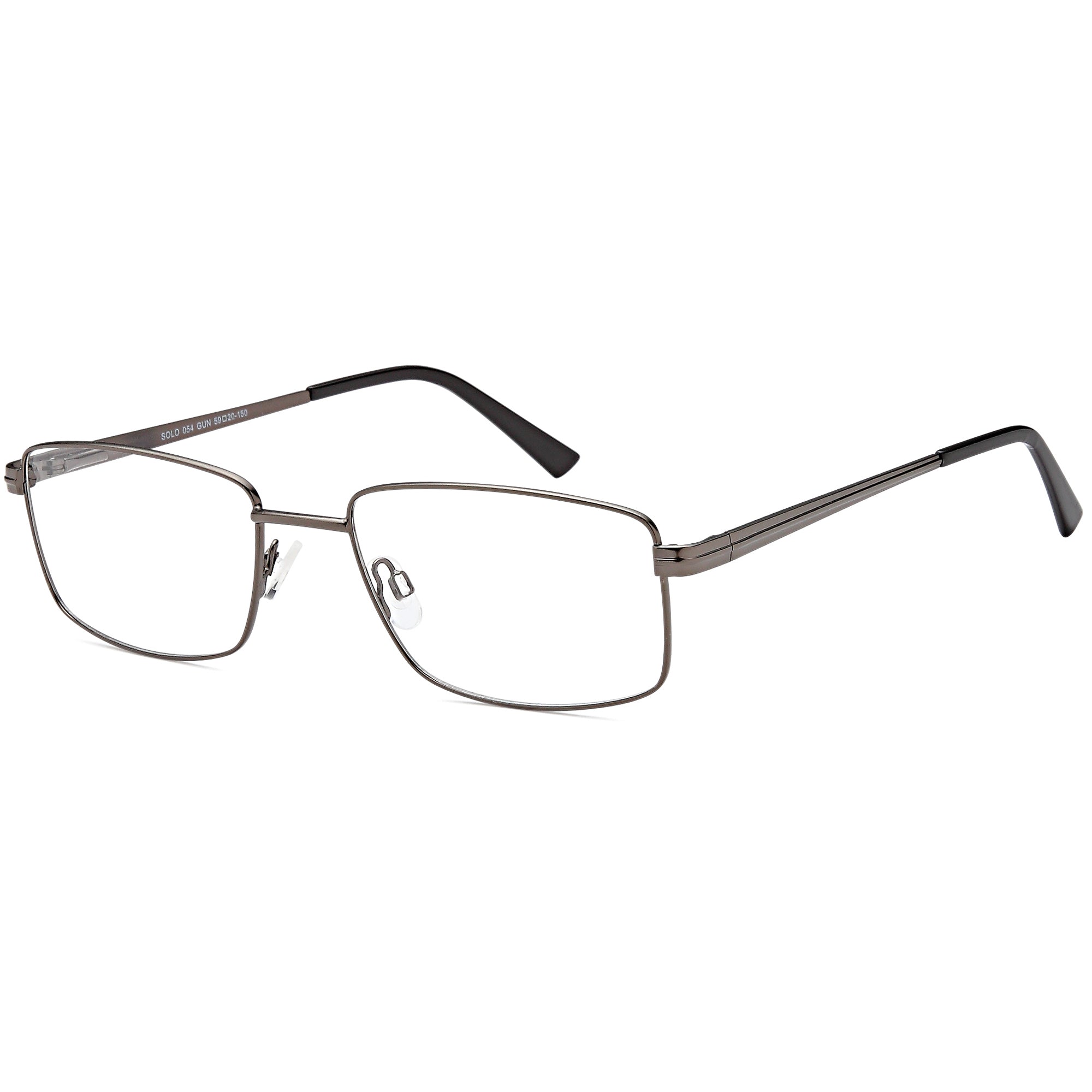 Solo SOLO 054 Gun Metal Glasses – Men Full Rim Eyewear