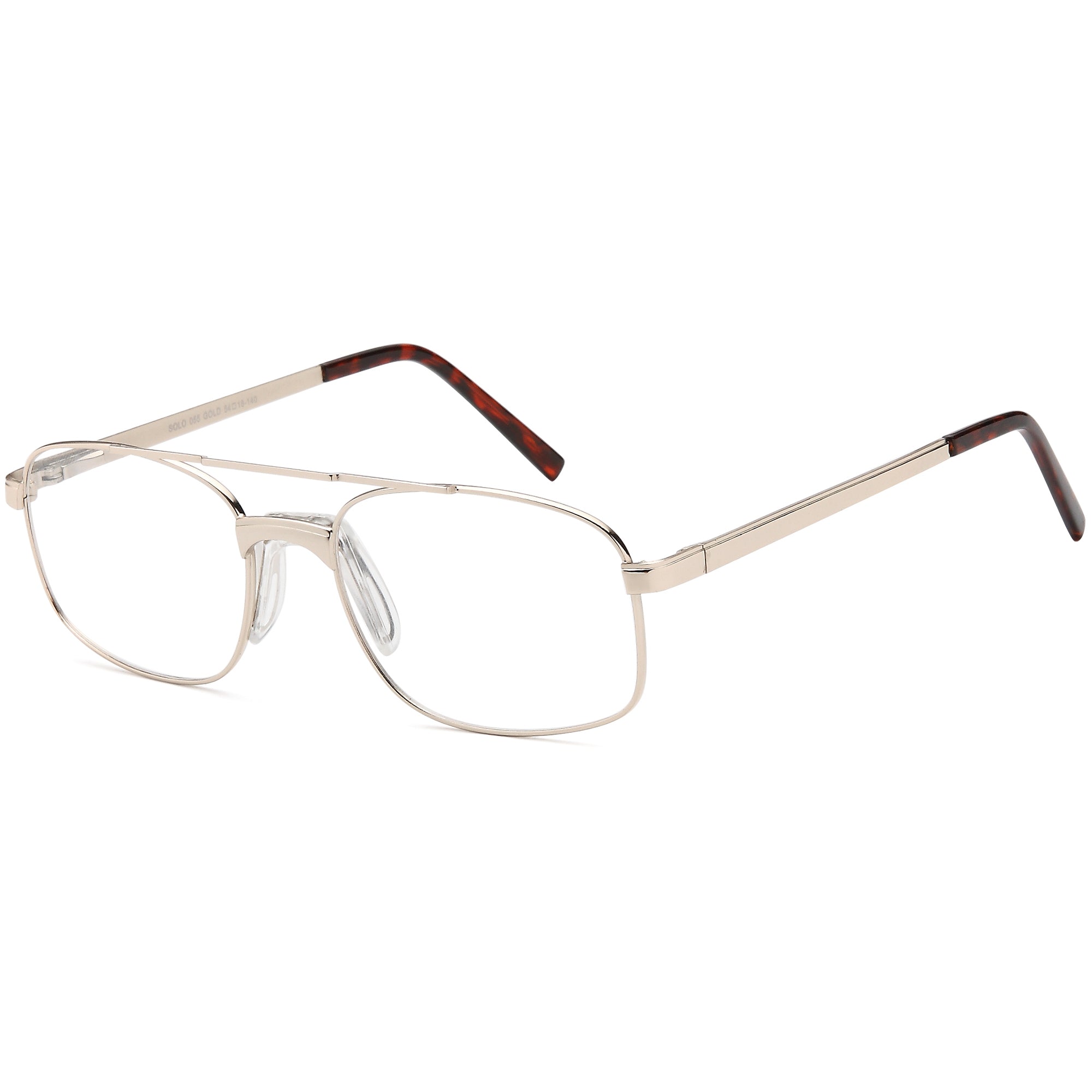 Solo SOLO 055 Gold Metal Glasses – Men Full Rim Eyewear