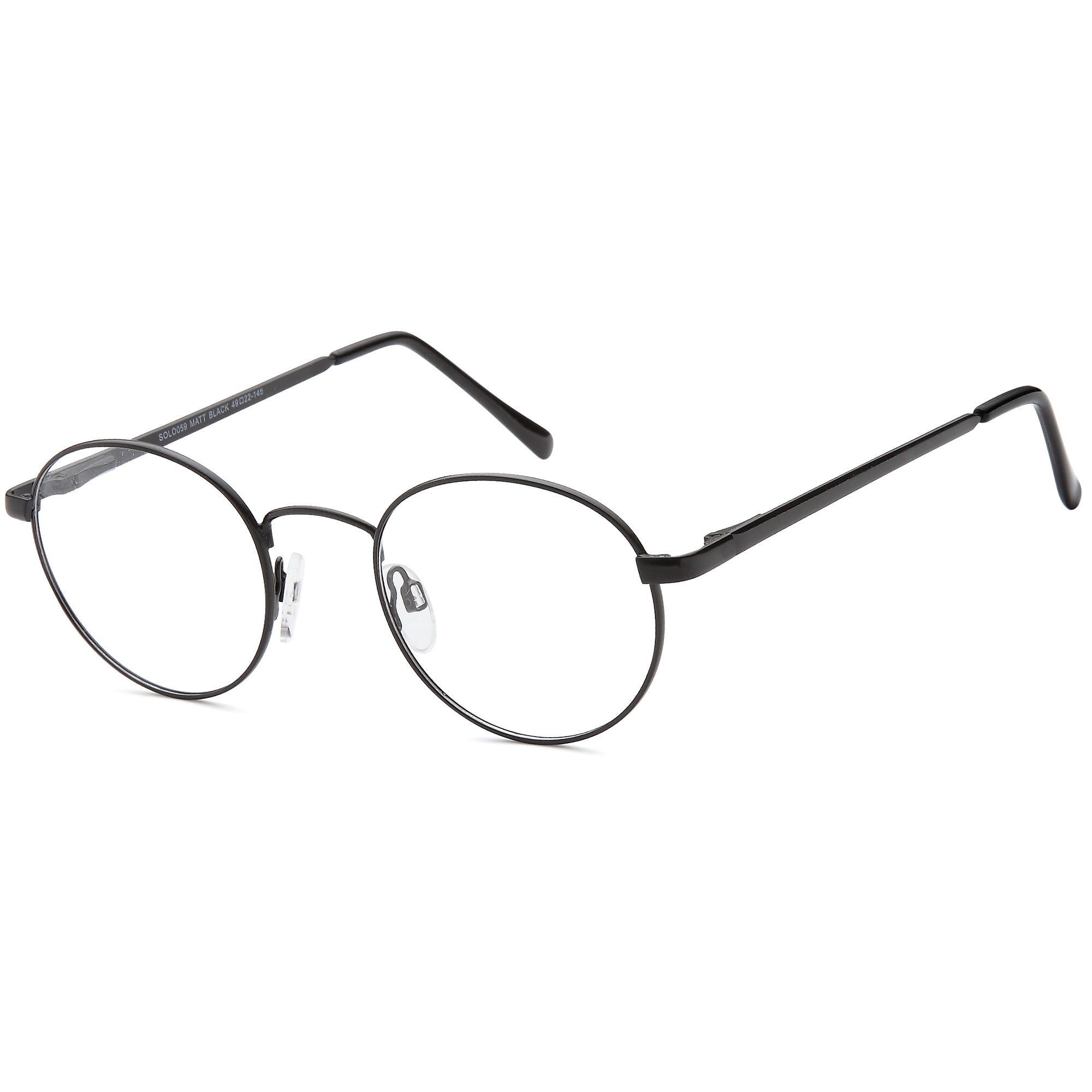 Solo SOLO 059 Matt Metal Glasses – Unisex Full Rim Eyewear