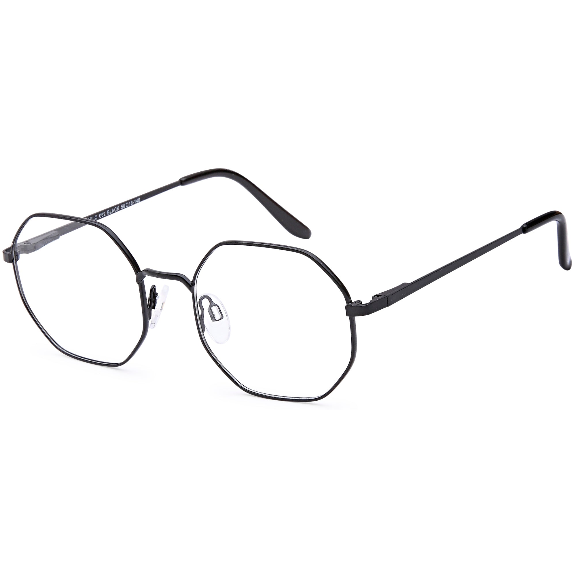 Solo SOLO 062 Black Metal Glasses – Unisex Full Rim Eyewear