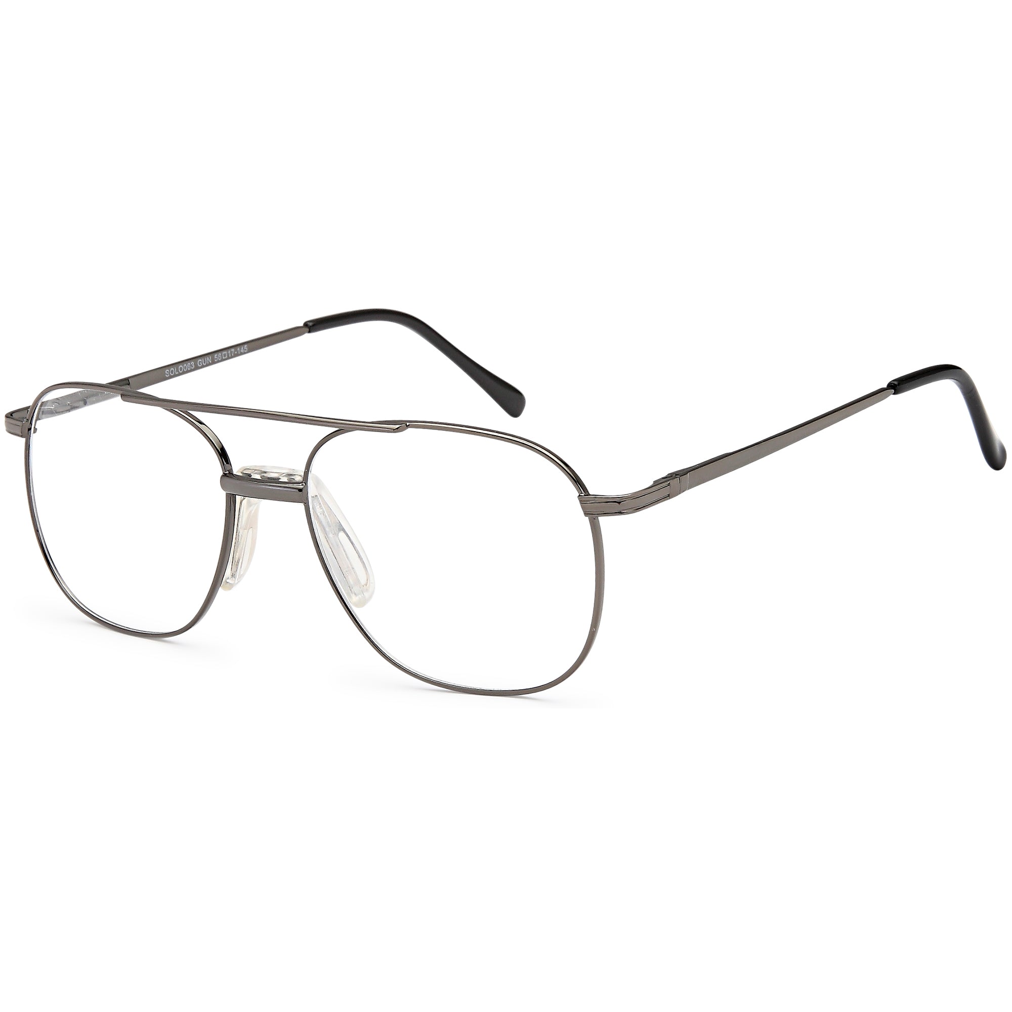 Solo SOLO 063 Gun Metal Glasses – Men Full Rim Eyewear