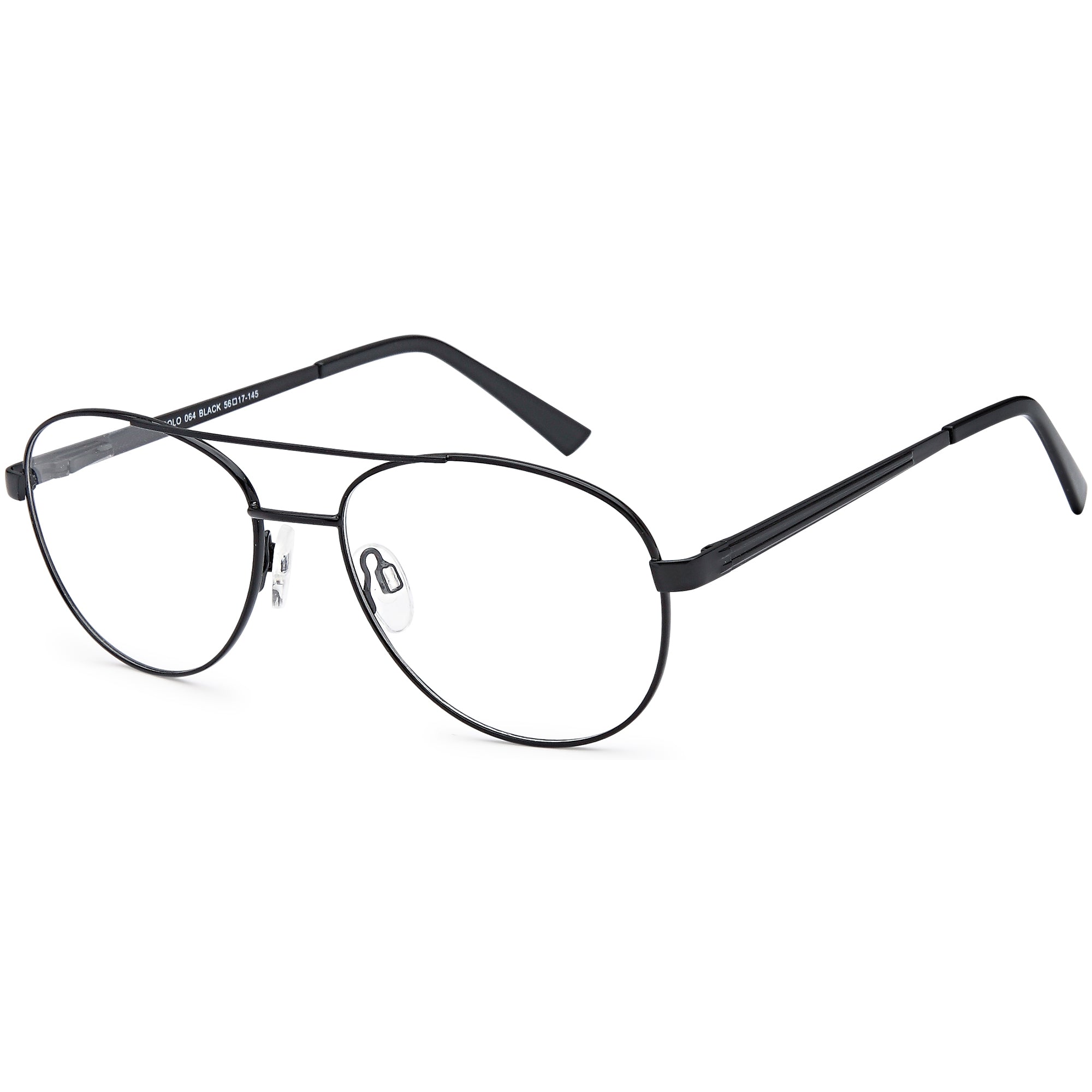 Solo SOLO 064 Black Metal Glasses – Men Full Rim Eyewear