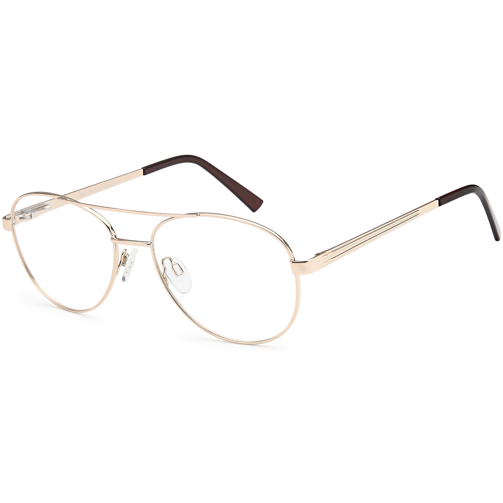 Solo SOLO 064 Gold Metal Glasses – Men Full Rim Eyewear