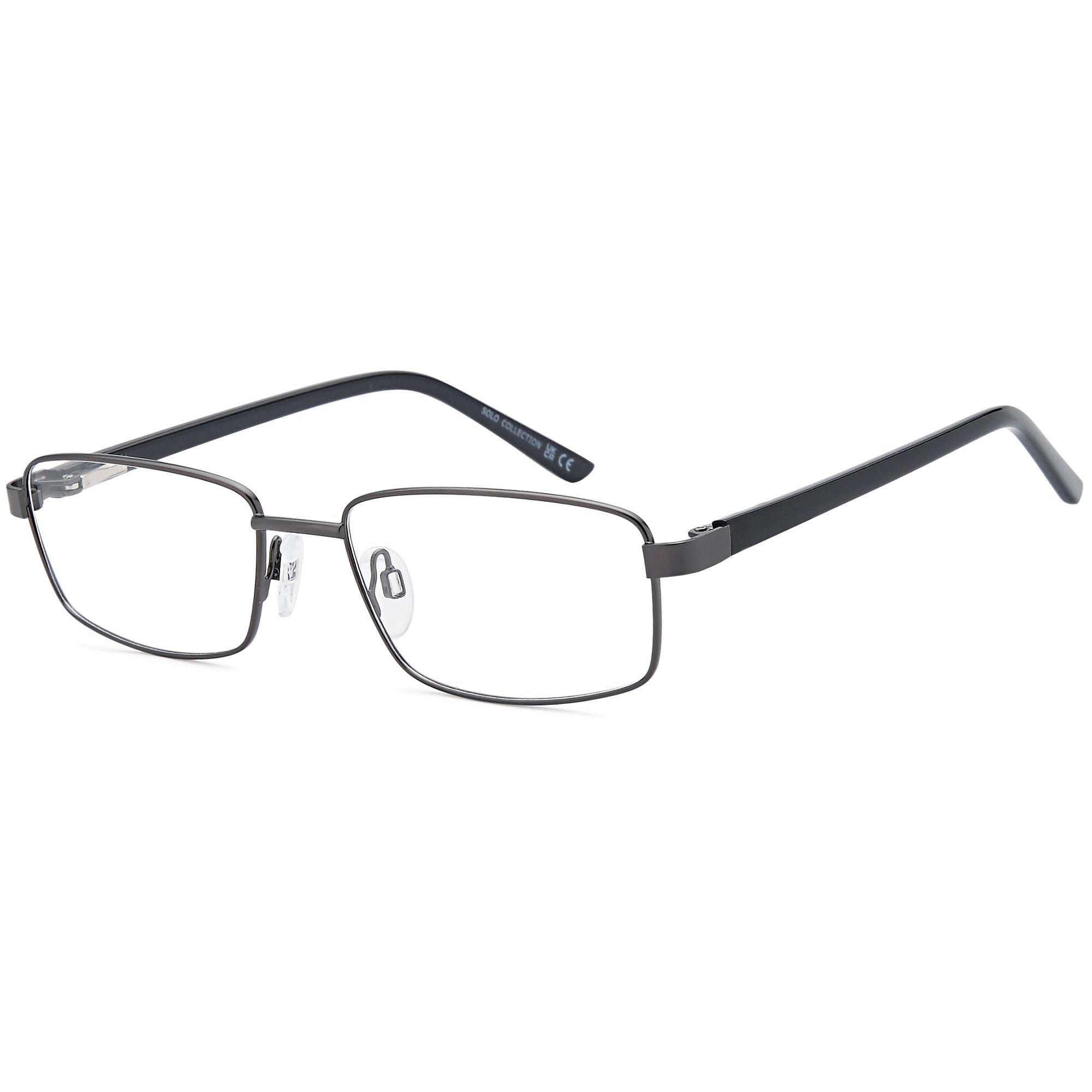 Solo SOLO 068 Gun Metal Glasses – Men Full Rim Eyewear