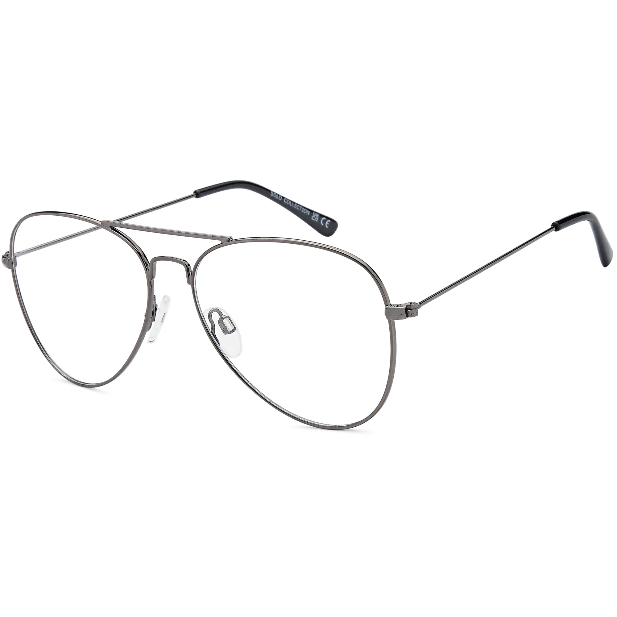 Solo SOLO 069 Gun Metal Glasses – Men Full Rim Eyewear