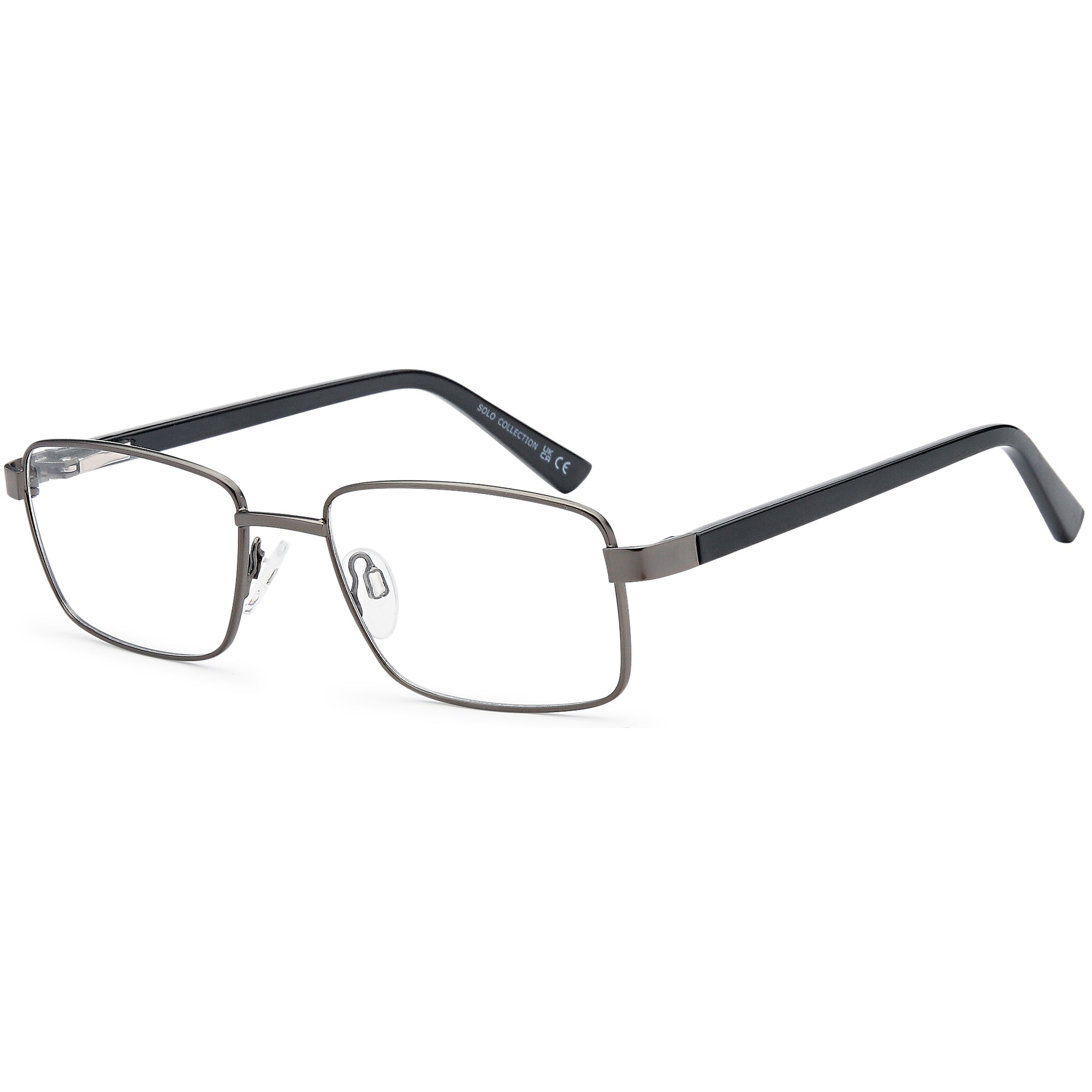 Solo SOLO 070 Gun Metal Glasses – Men Full Rim Eyewear