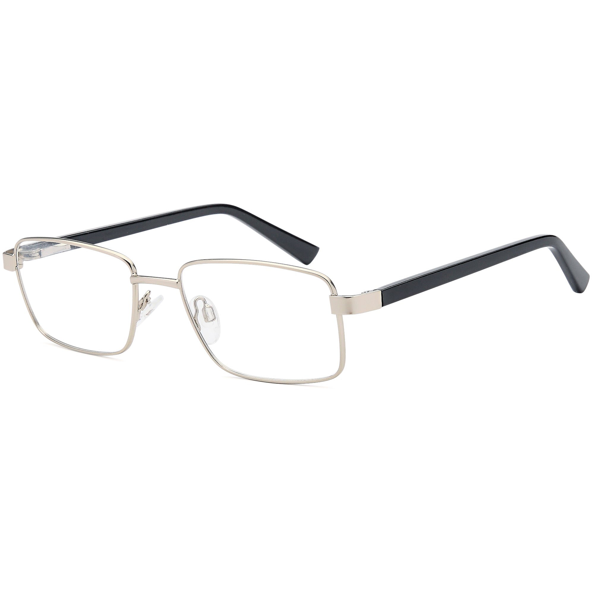 Solo SOLO 070 Silver Metal Glasses – Men Full Rim Eyewear