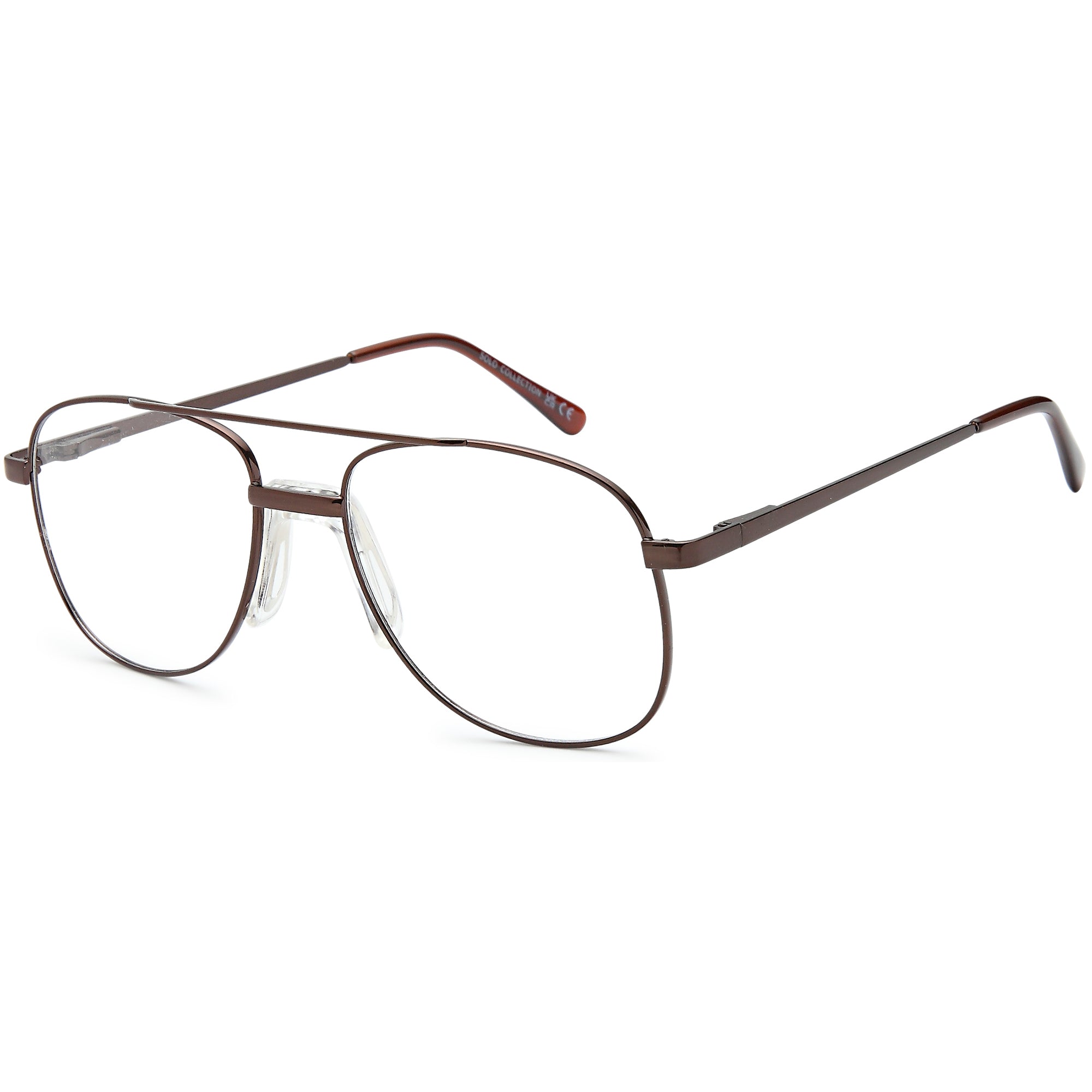 Solo SOLO 074 Bronze Metal Glasses – Men Full Rim Eyewear