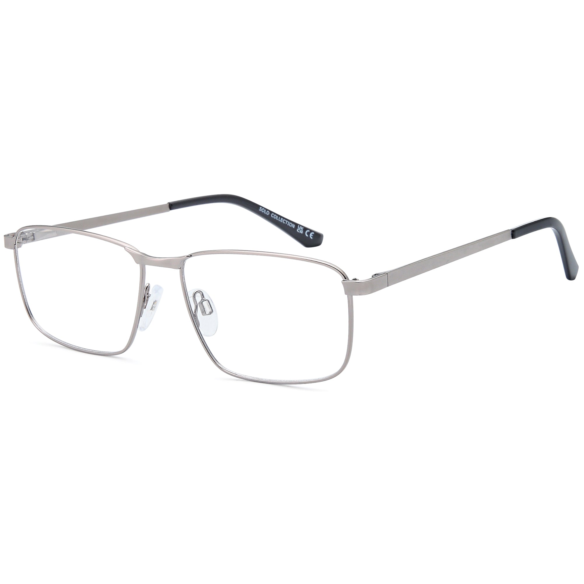 Solo SOLO 075 Gun Metal Glasses – Men Full Rim Eyewear