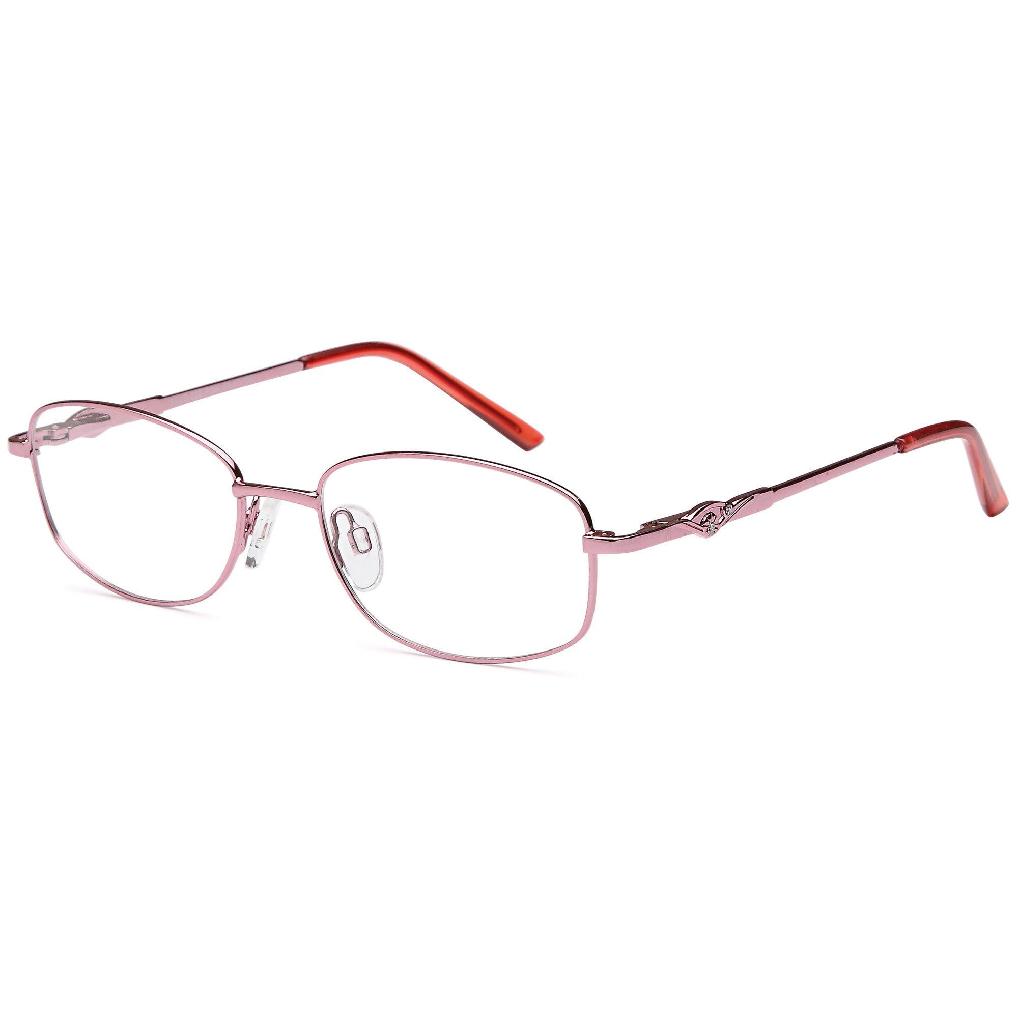 Solo SOLO 222 Pink Metal Glasses – Women Full Rim Eyewear