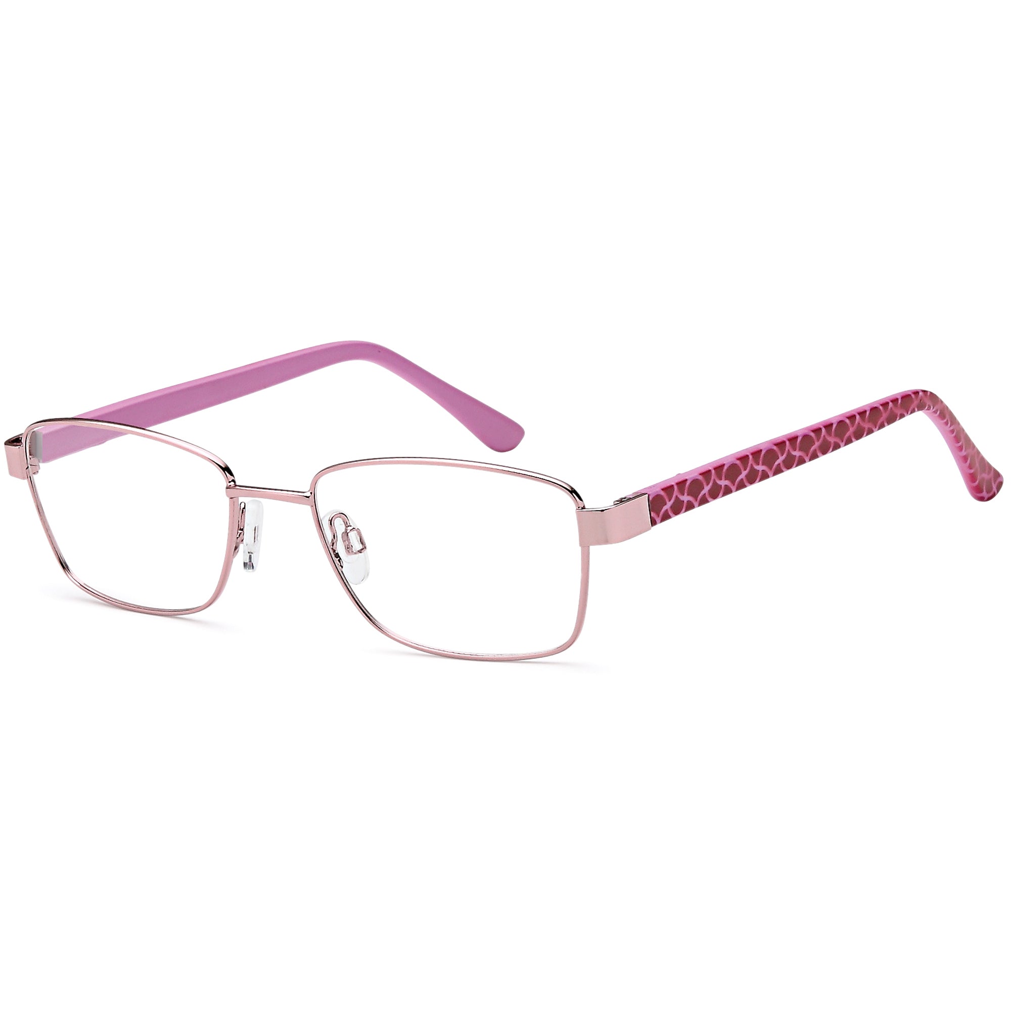 Solo SOLO 223 Pink Metal Glasses – Women Full Rim Eyewear