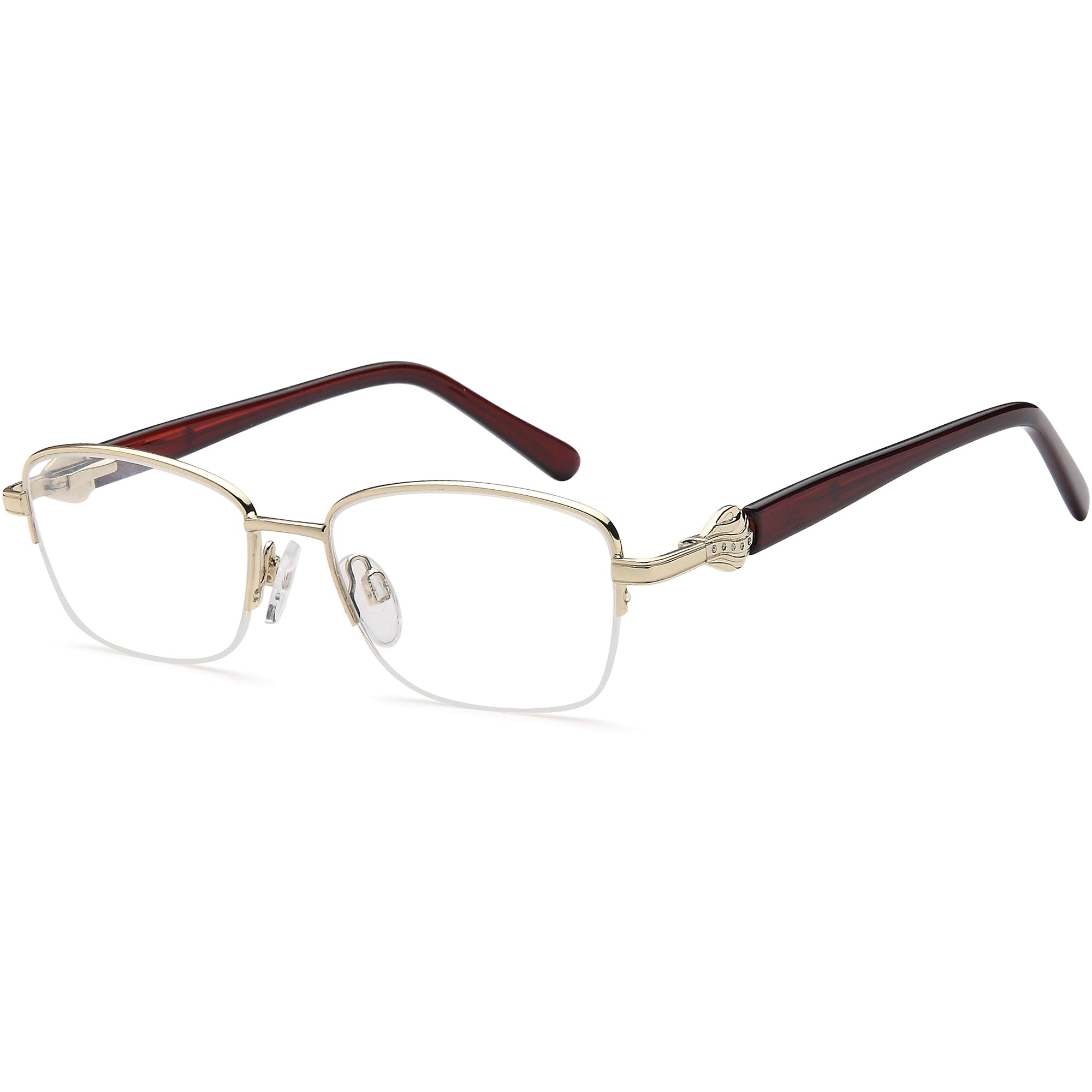 Solo SOLO 224 Gold Metal Glasses – Women Full Rim Eyewear