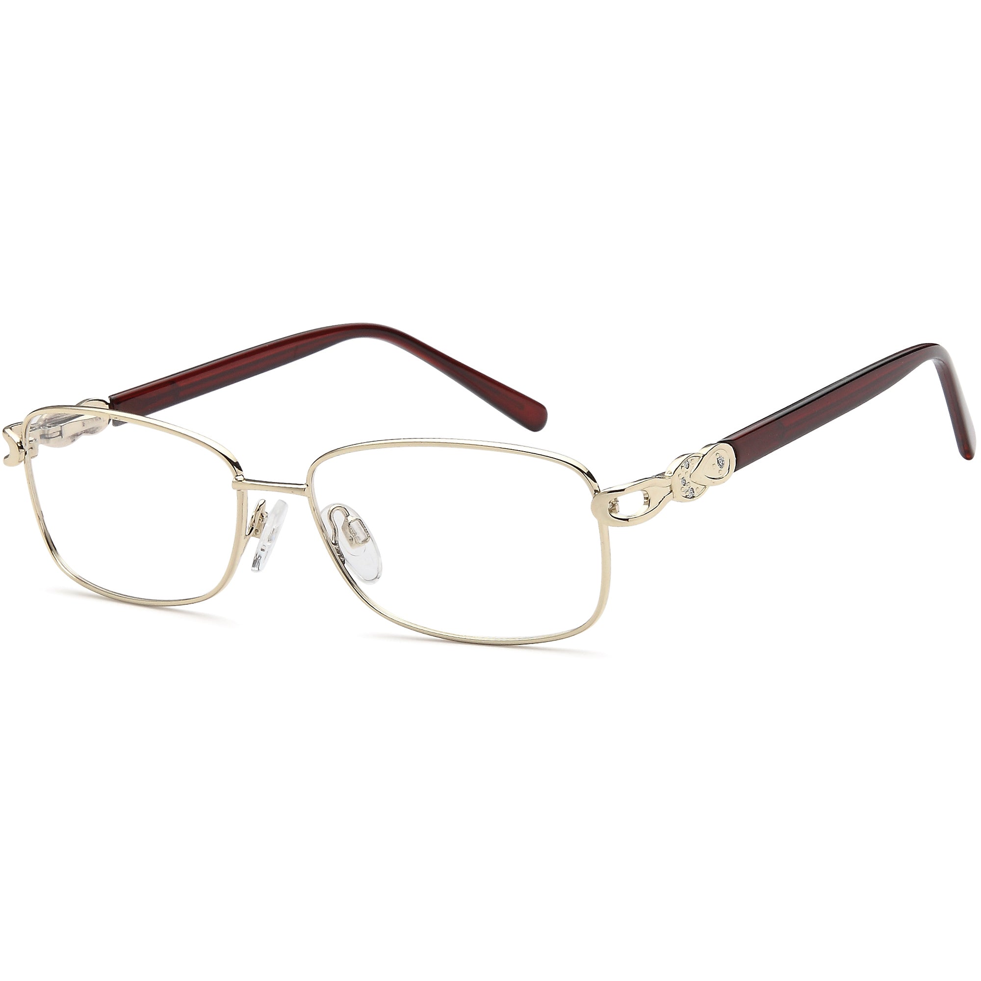 Solo SOLO 226 Gold Metal Glasses – Women Full Rim Eyewear