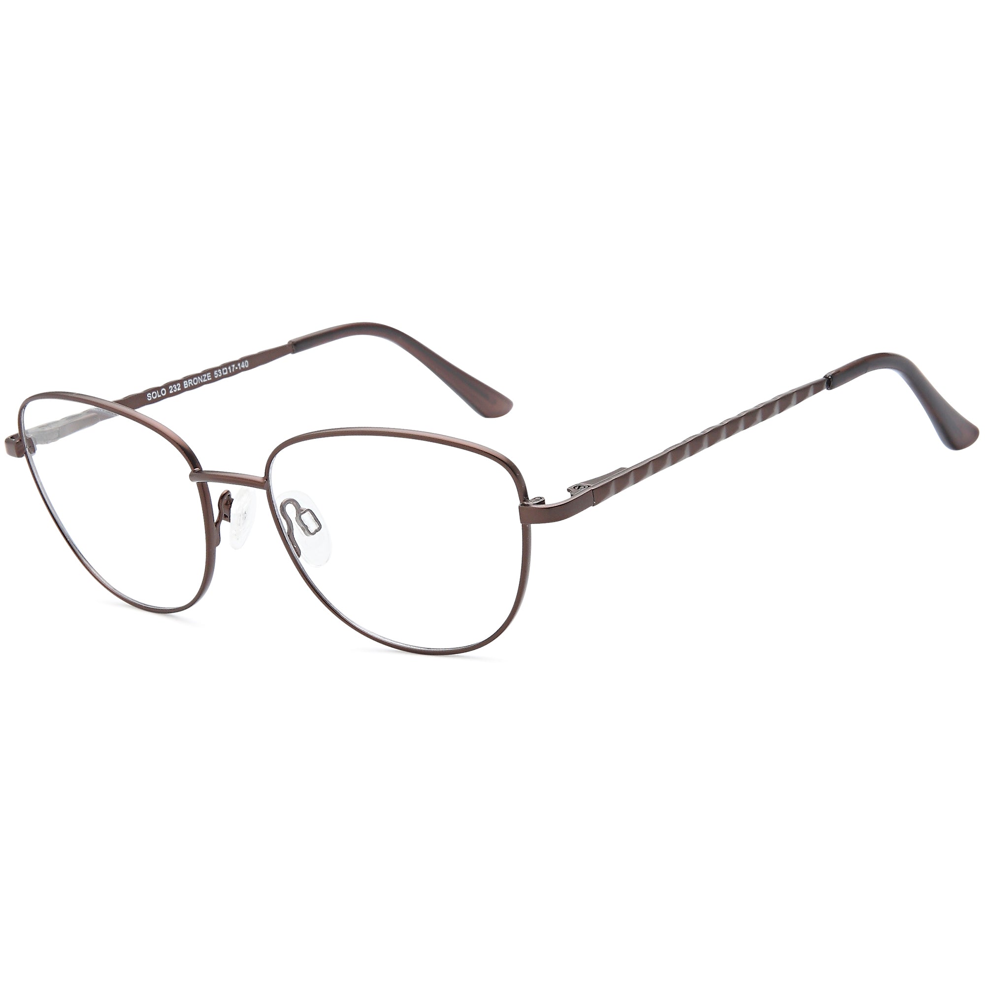 Solo SOLO 232 Bronze Metal Glasses – Women Full Rim Eyewear