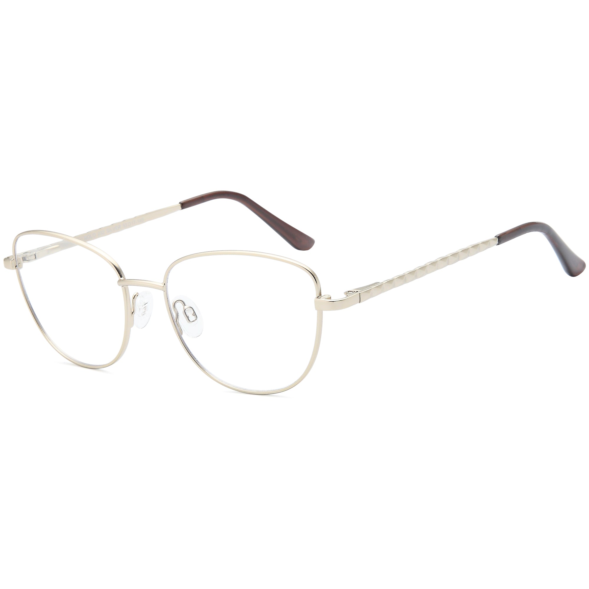 Solo SOLO 232 Silver Metal Glasses – Women Full Rim Eyewear