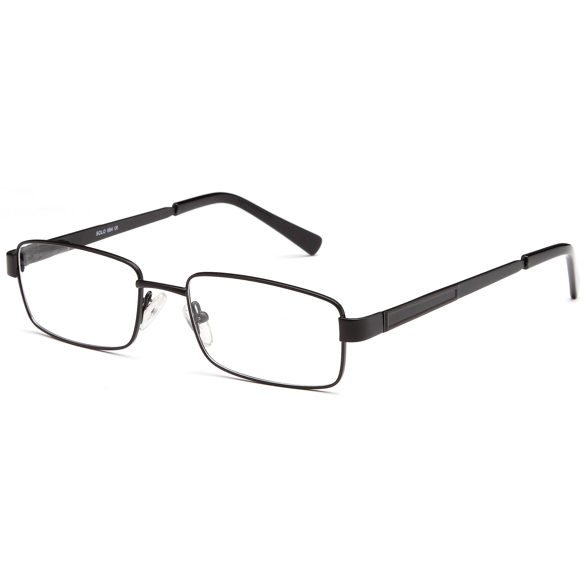 Solo SOLO 564 Black Metal Glasses – Men Full Rim Eyewear
