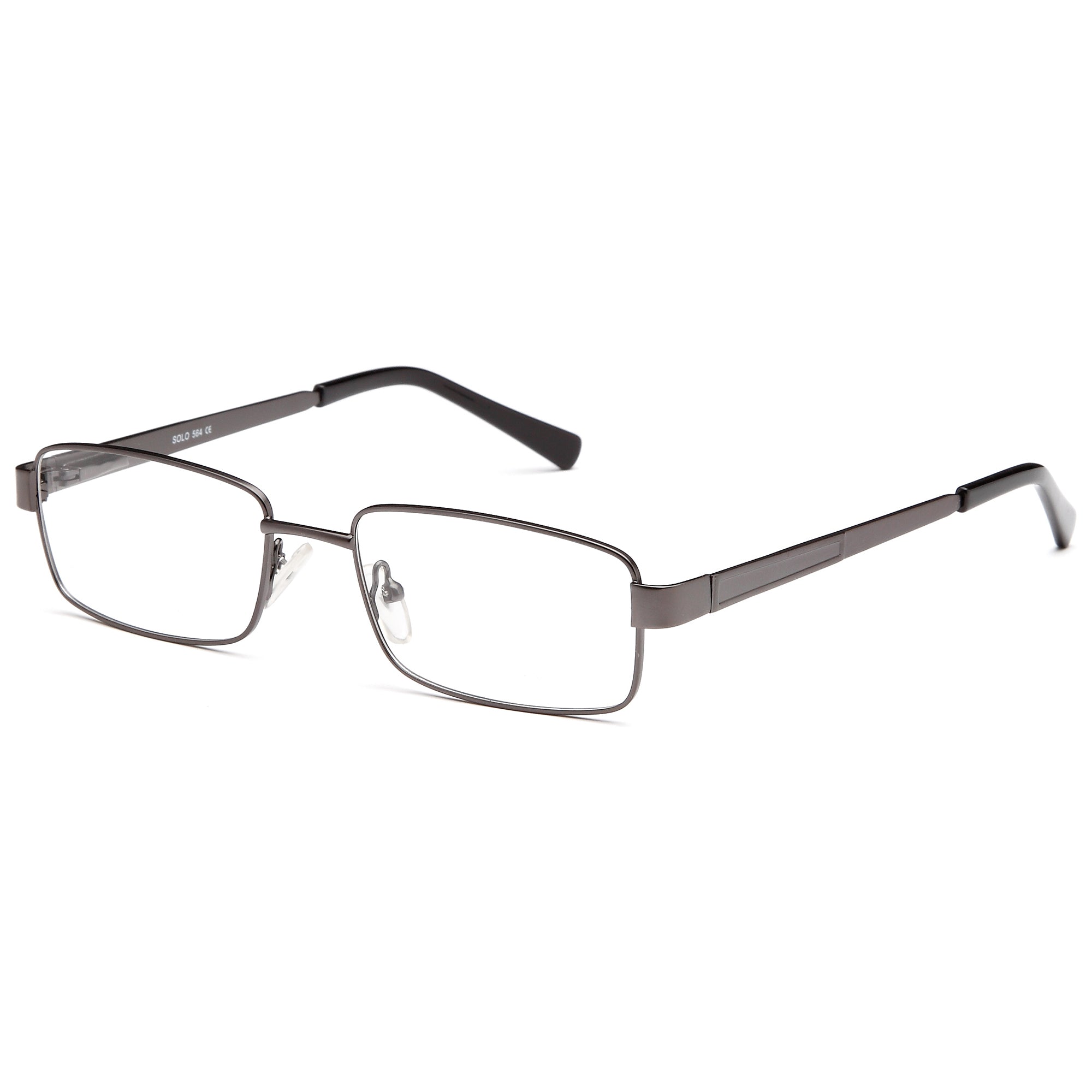Solo SOLO 564 Gun Metal Glasses – Men Full Rim Eyewear