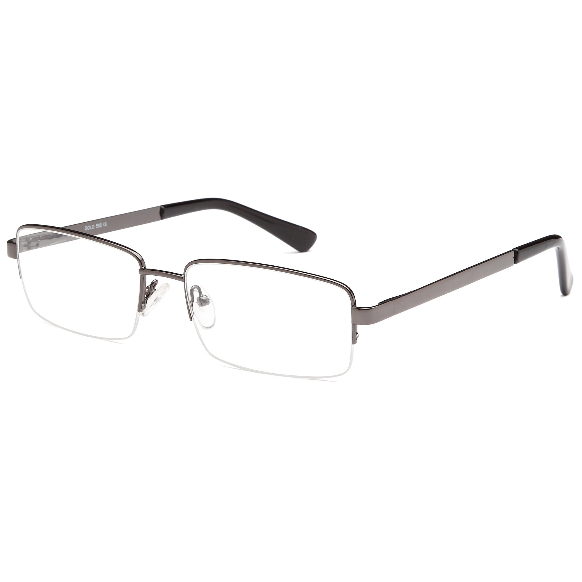 Solo SOLO 565 Gun Metal Glasses – Men Full Rim Eyewear