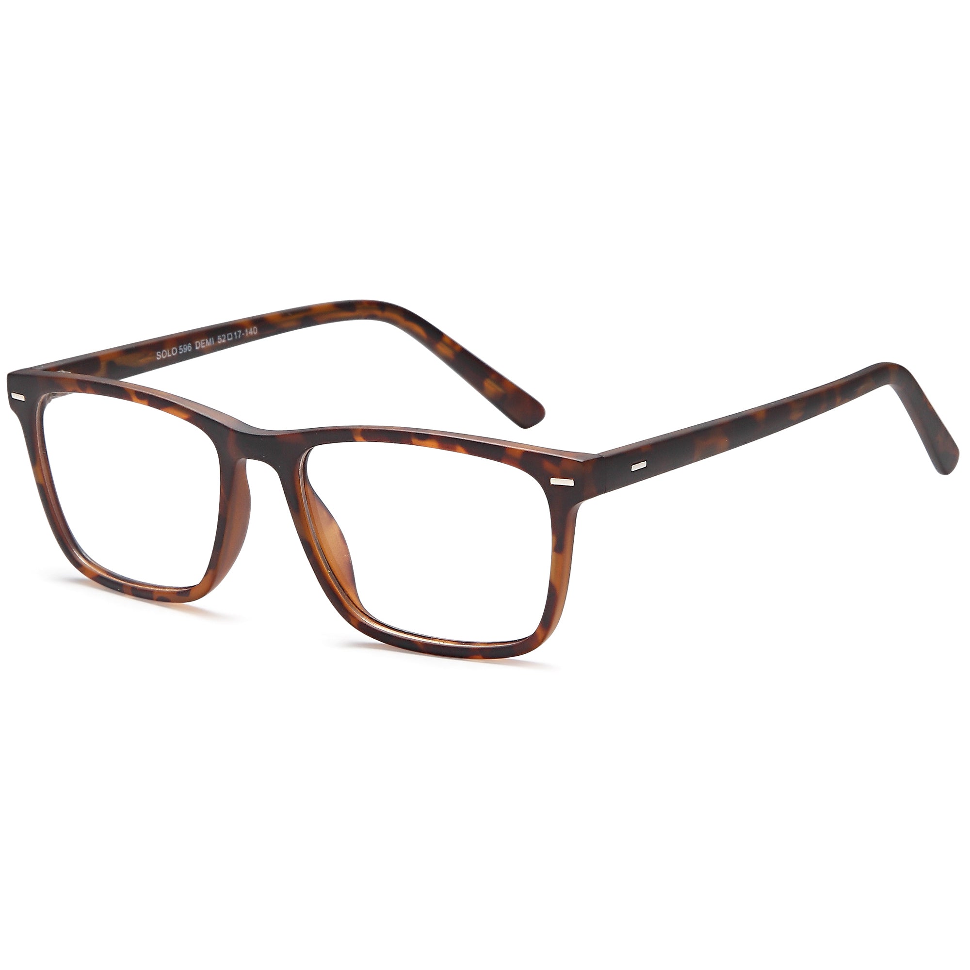 Solo SOLO 596 Demi Plastic Glasses – Men Full Rim Eyewear