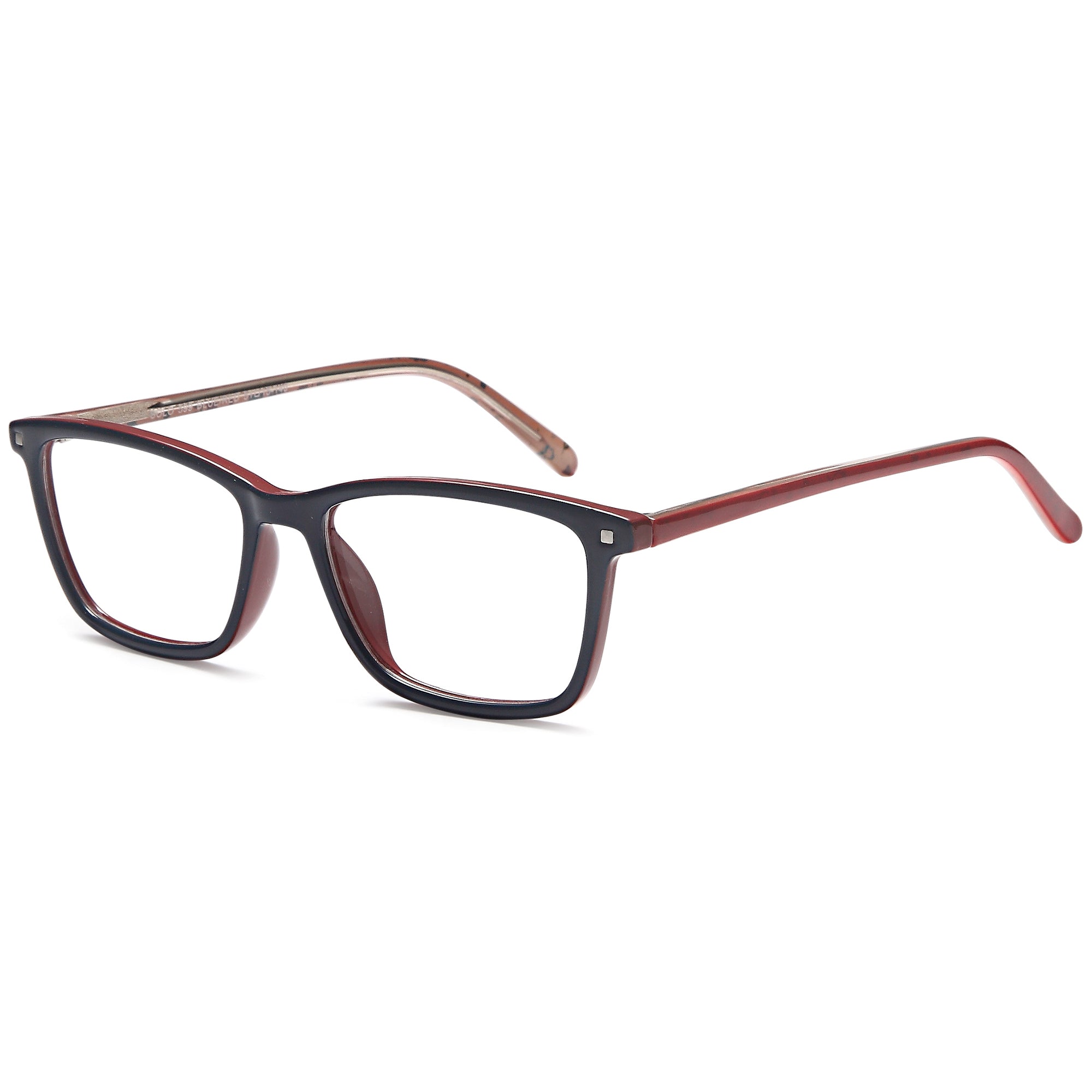 Solo SOLO 599 Blue/Red Plastic Glasses – Women Full Rim Eyewear