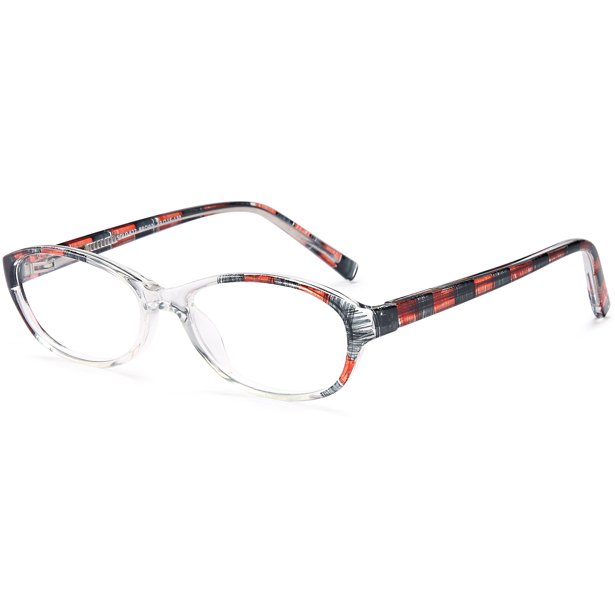 Solo SOLO 622 Brown Plastic Glasses – Women Full Rim Eyewear