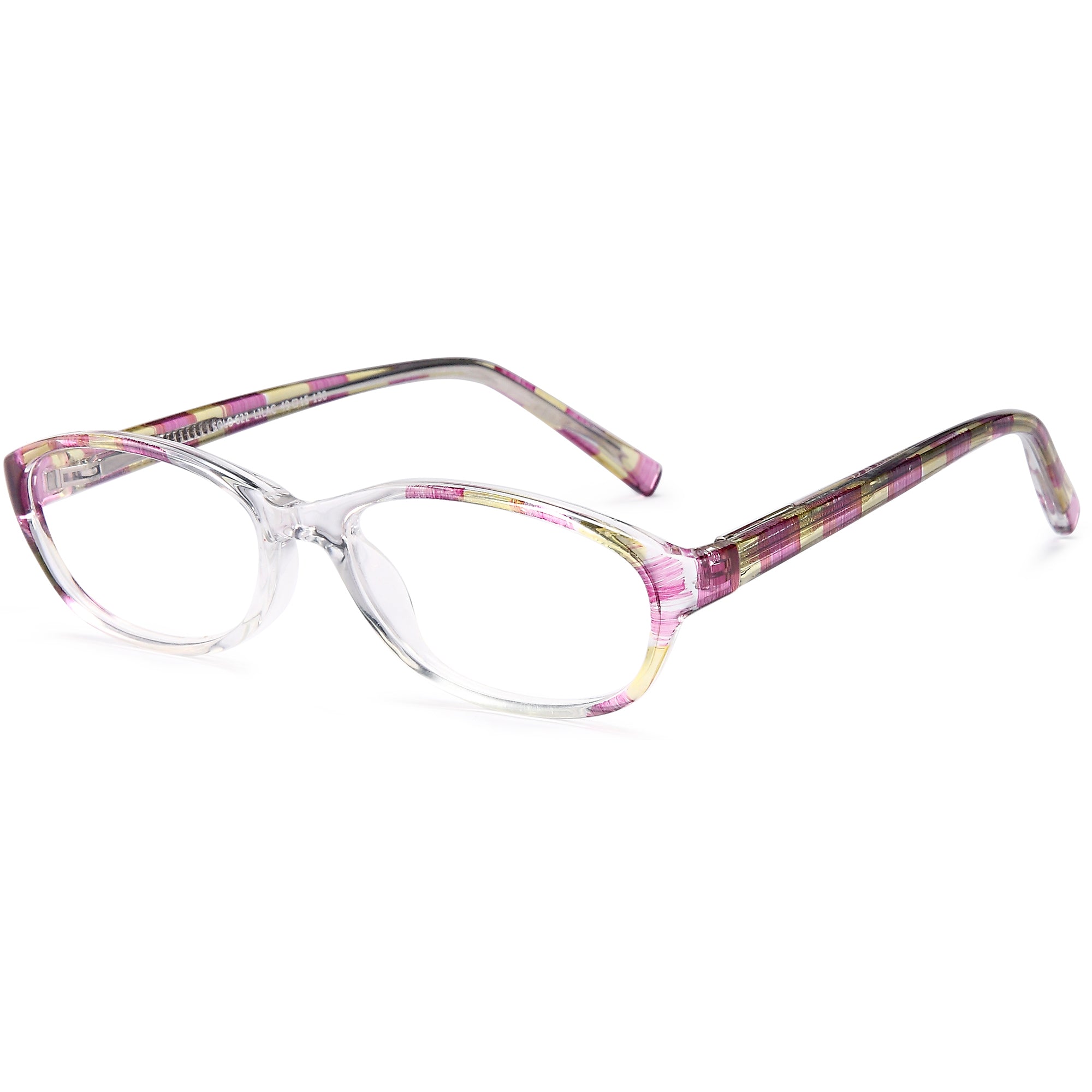 Solo SOLO 622 Lilac Plastic Glasses – Women Full Rim Eyewear