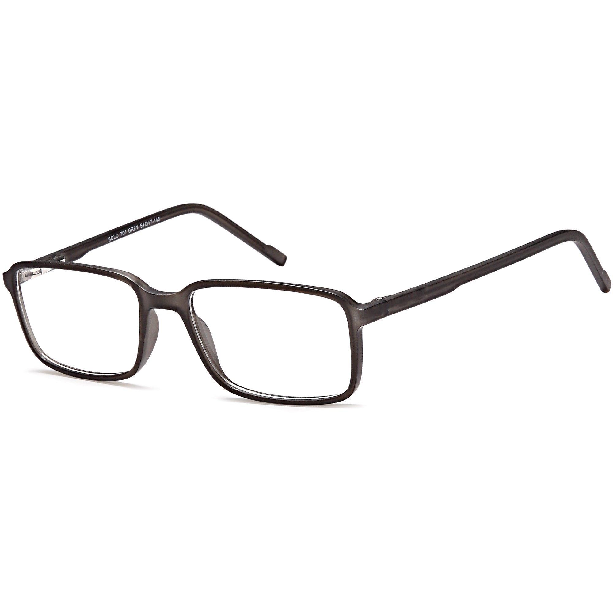 Solo SOLO 704 Grey Plastic Glasses – Men Full Rim Eyewear